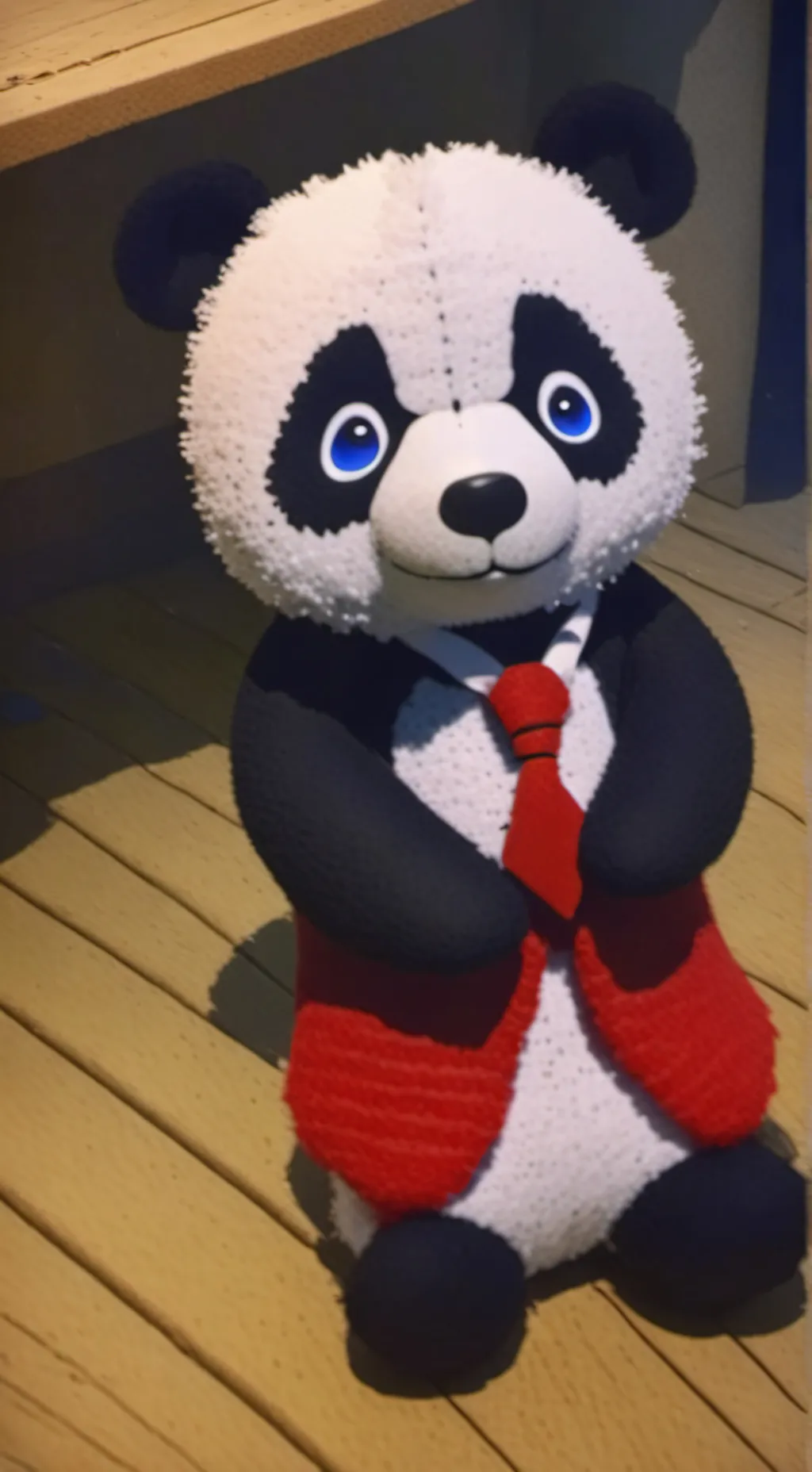 ai character: panda background