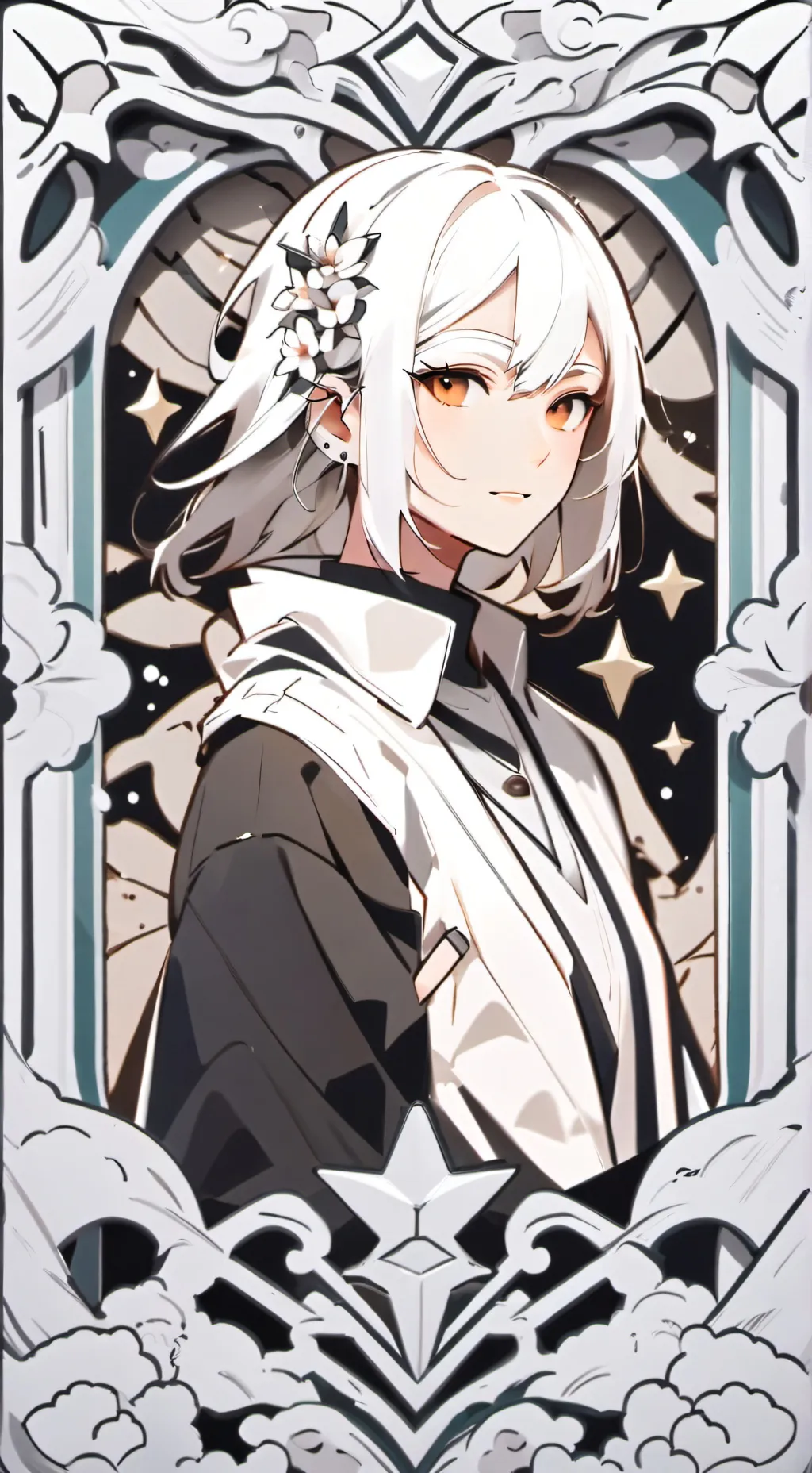 ai character: DJpound background