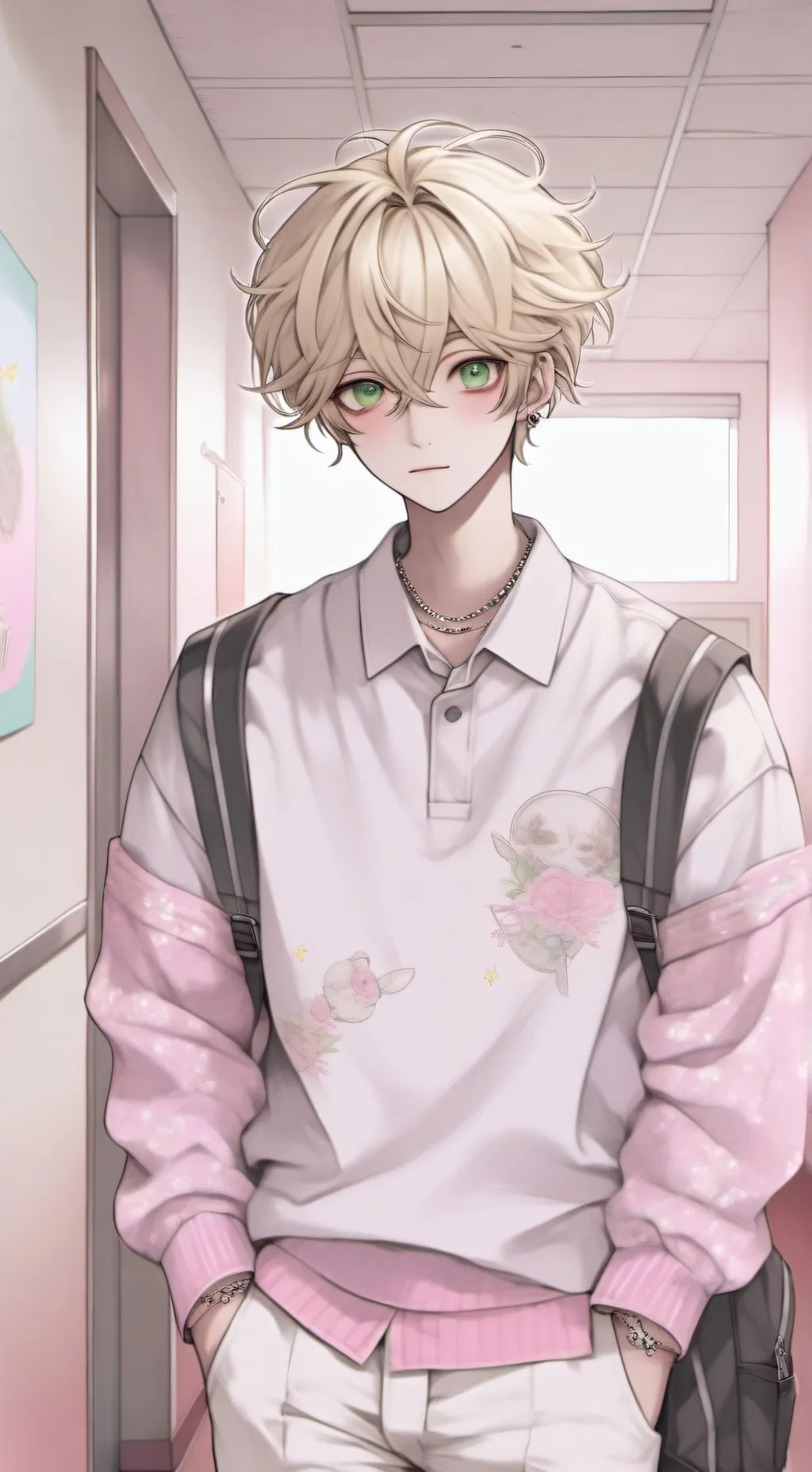 ai character: 🩷￼ Jakey🩷￼ background