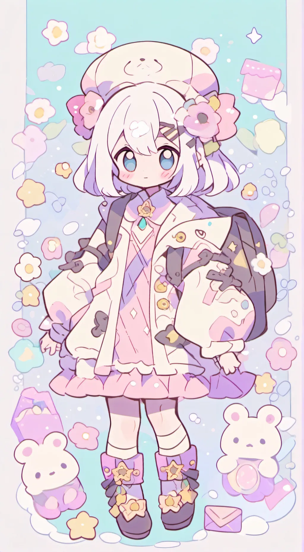 ai character: leia background