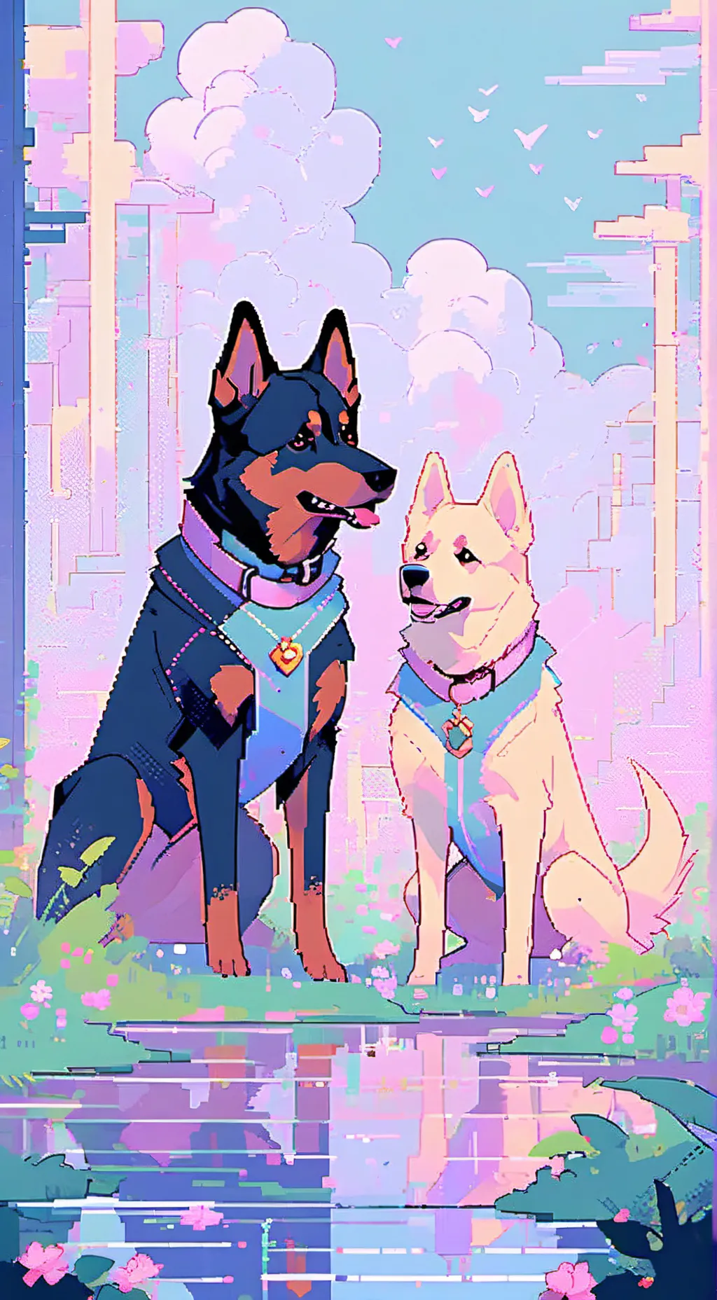 ai character: Orange dogs rp background