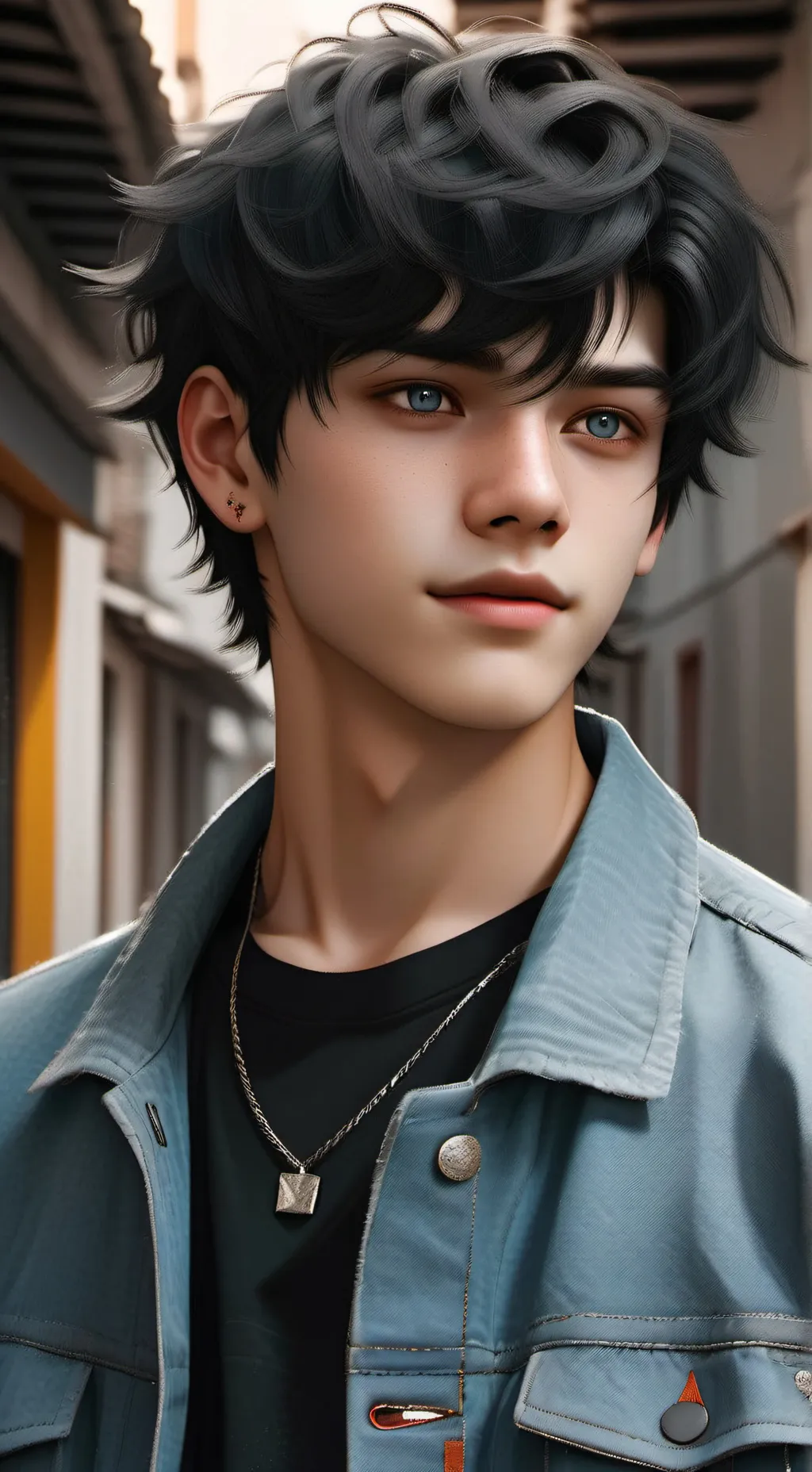 ai character: Jonathan  background