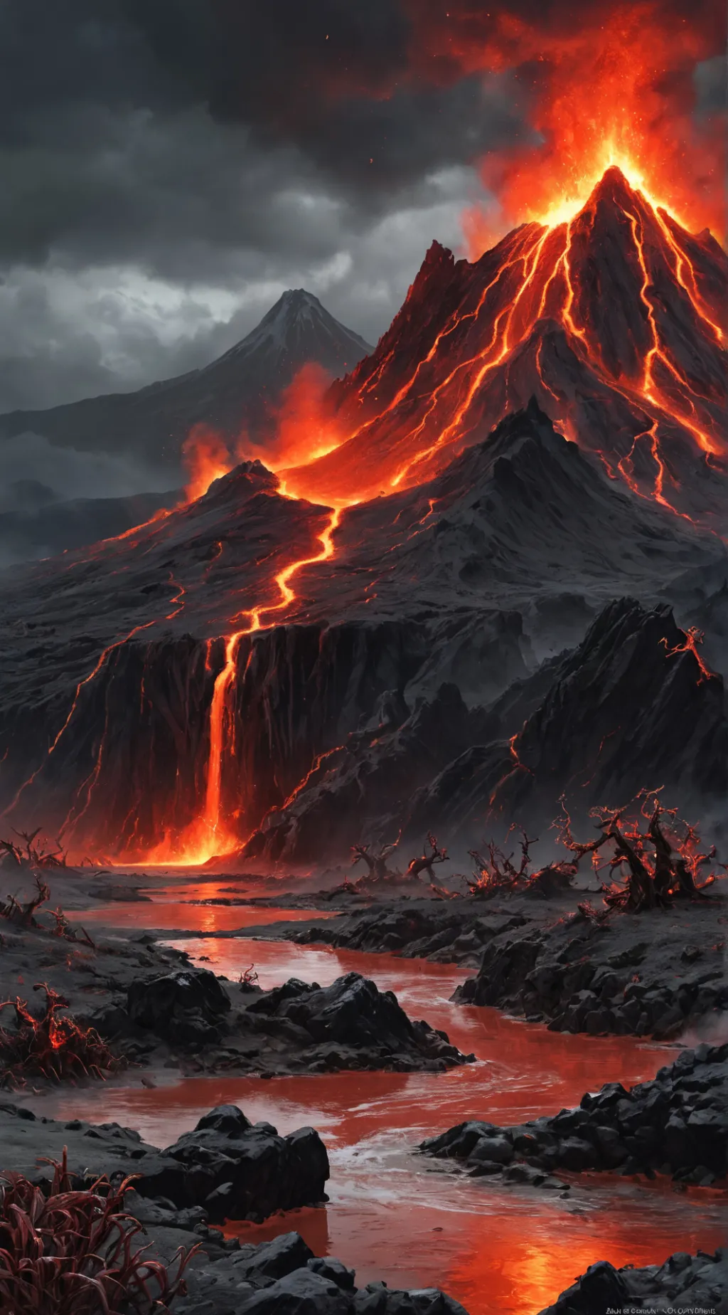 ai character: Death Island  background