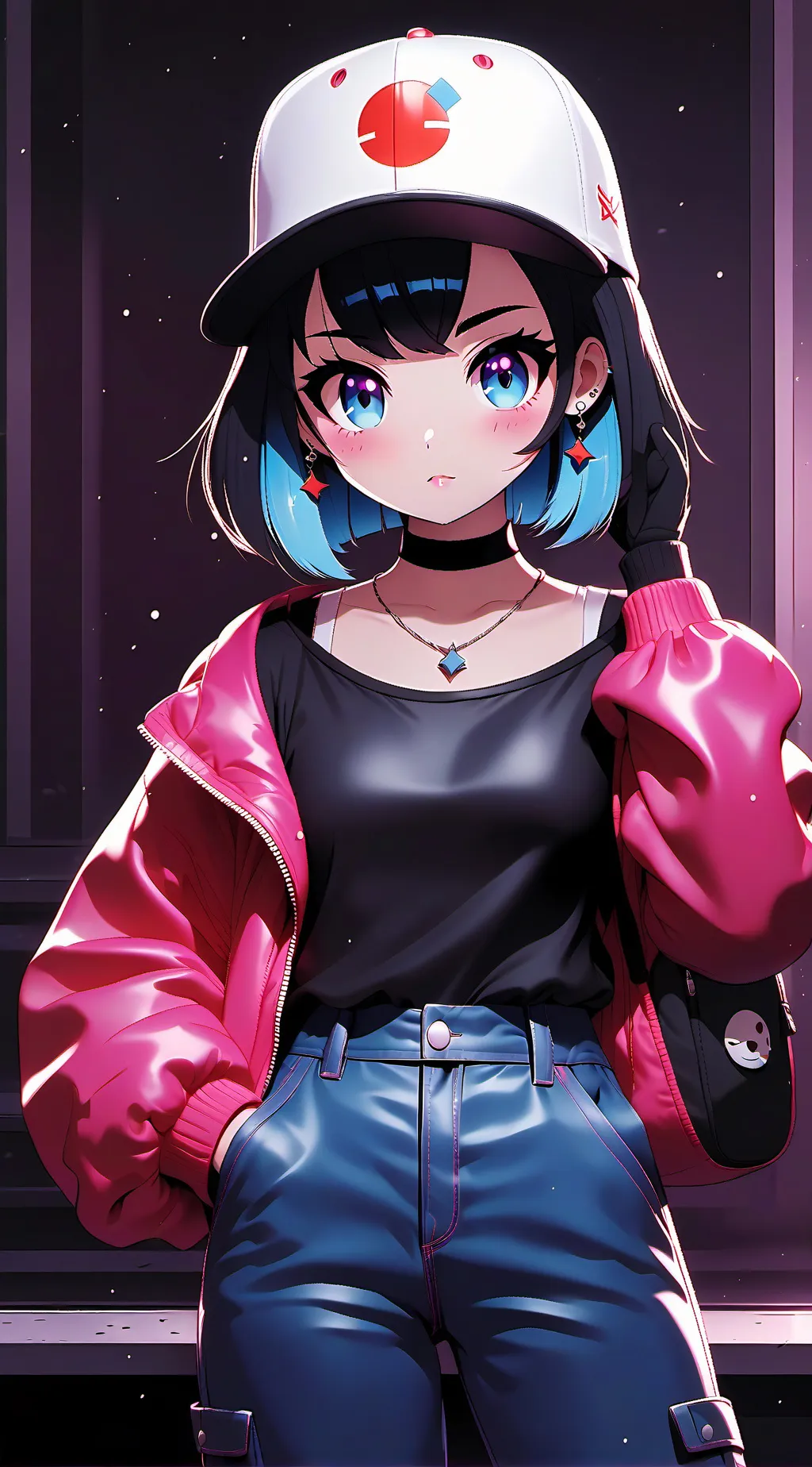 ai character: Dw freaky background