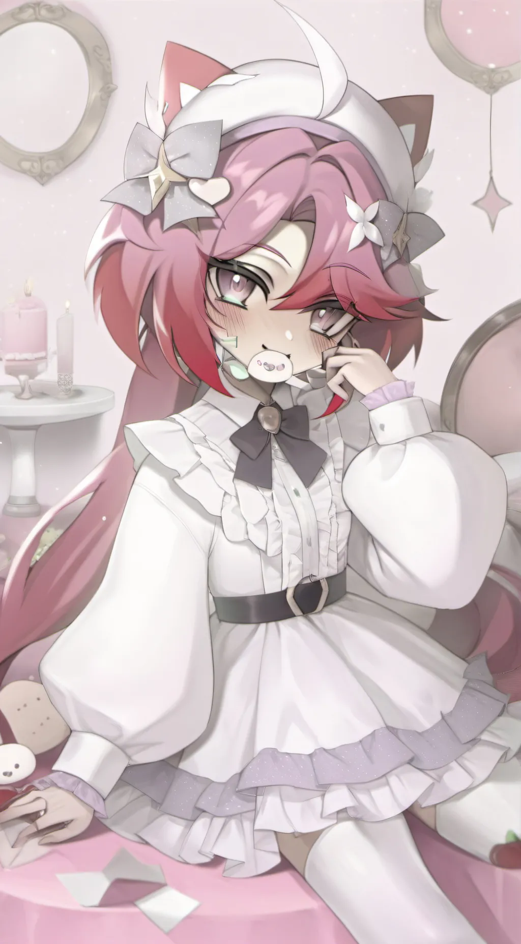 ai character: ❤️~radioapple~❤️ background