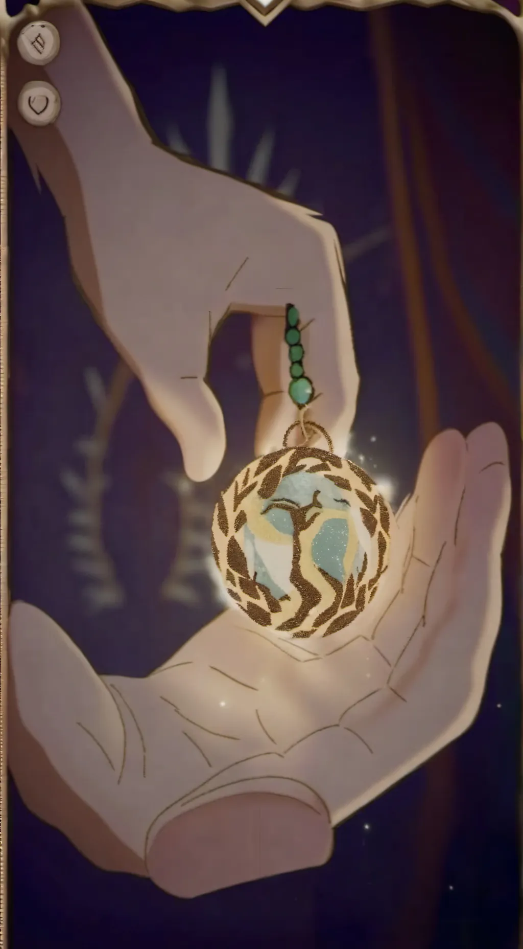 ai character: grandma's gift background