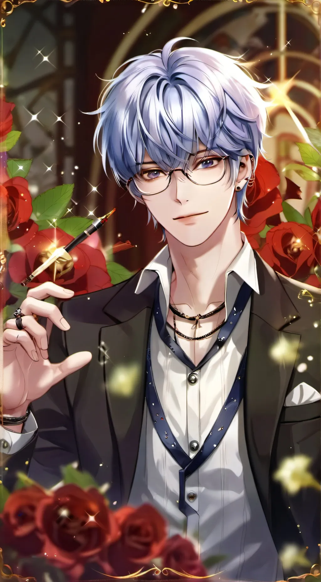 ai character: Leo  background