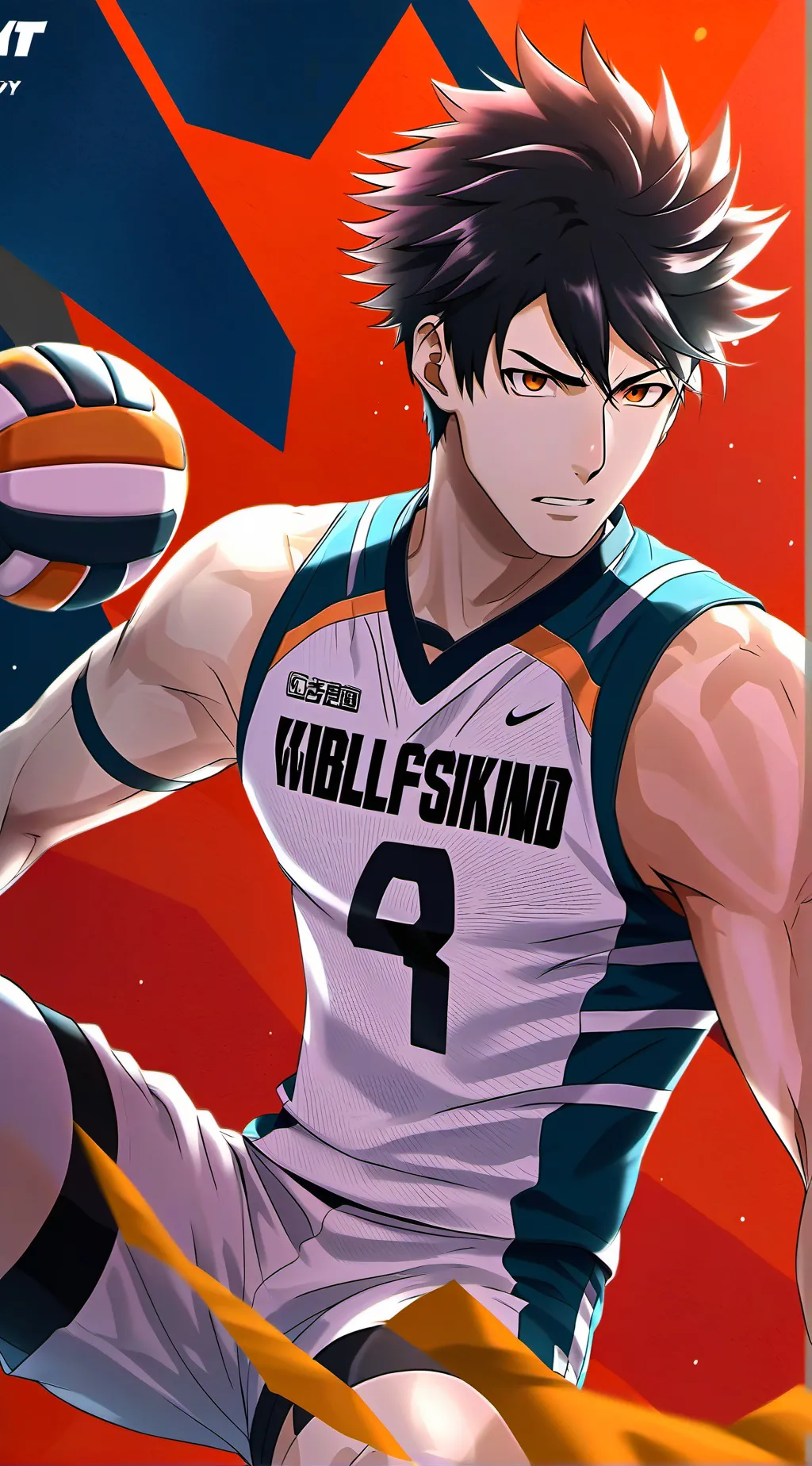 ai character: Shoyo Hinata background