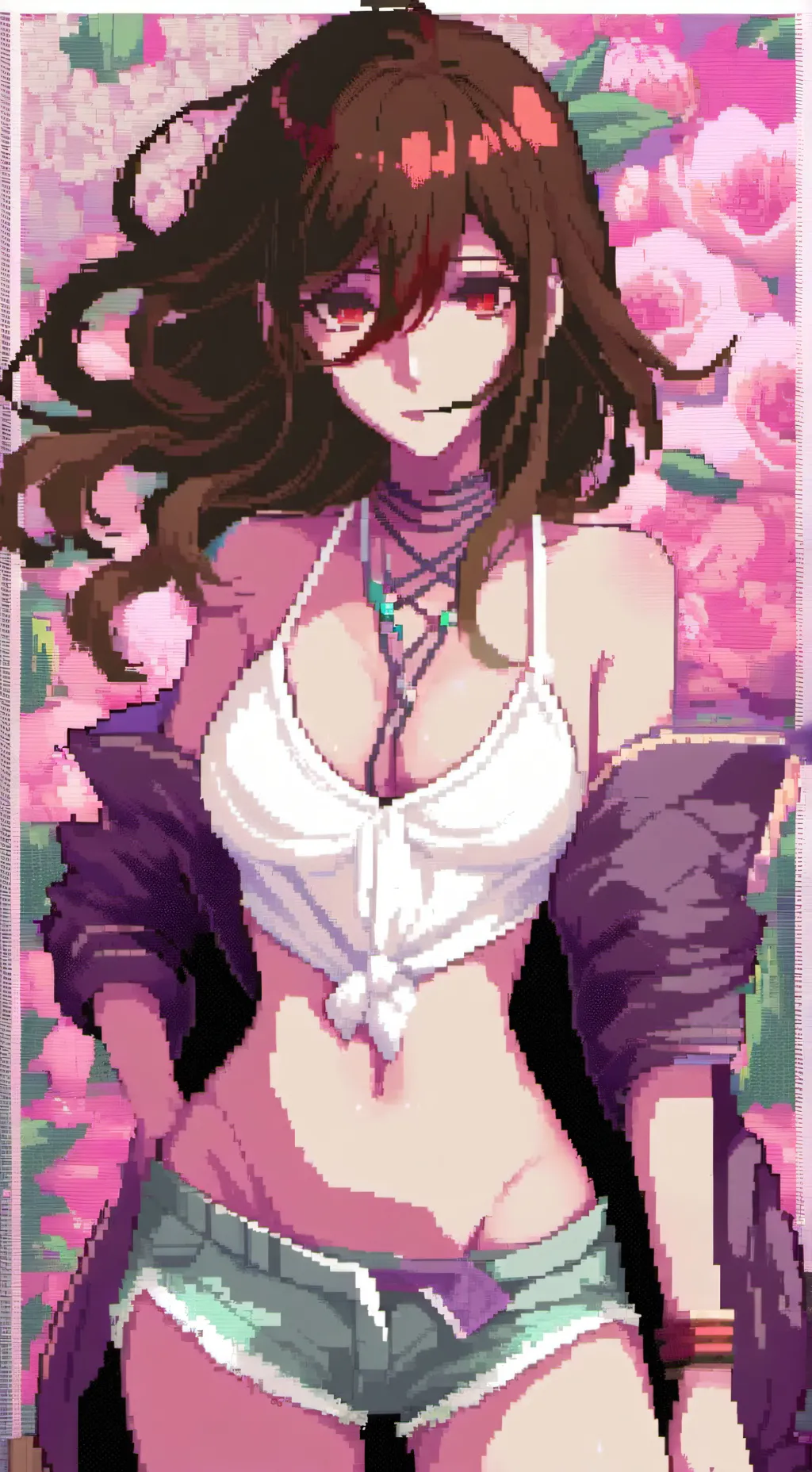 ai character: Rose background