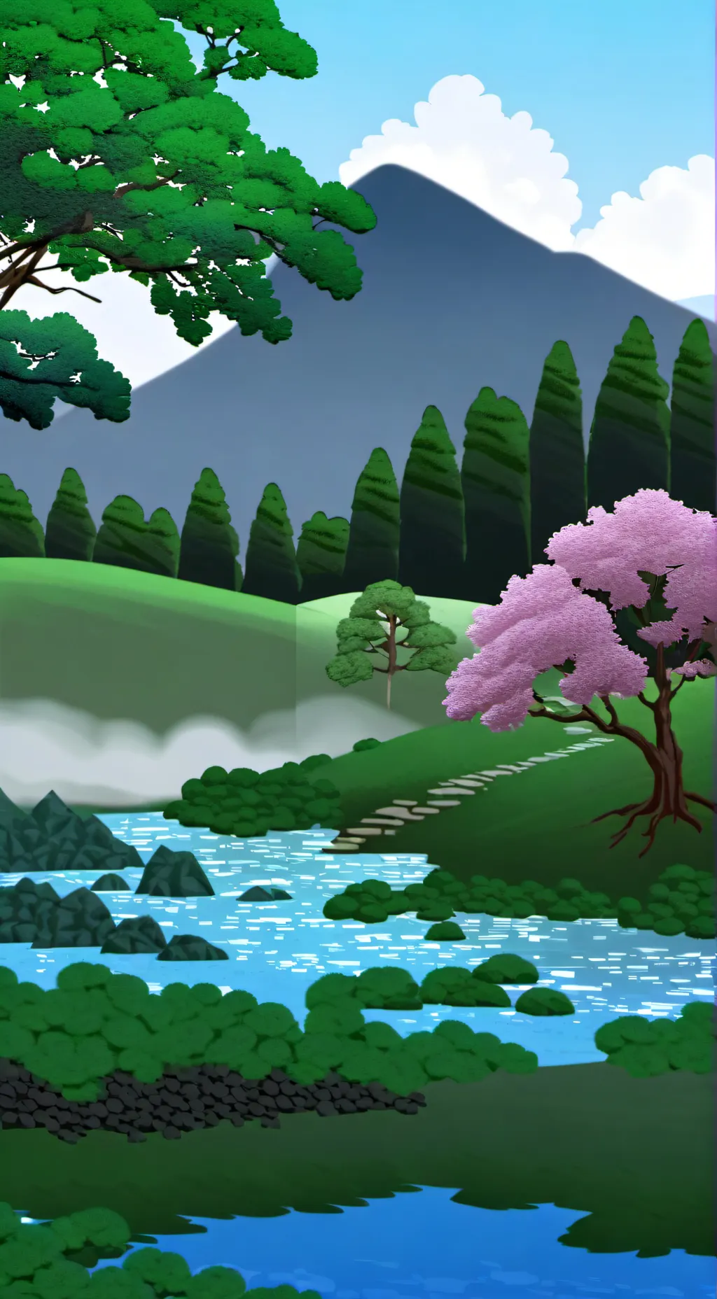 ai character: sprout odia cosmo background