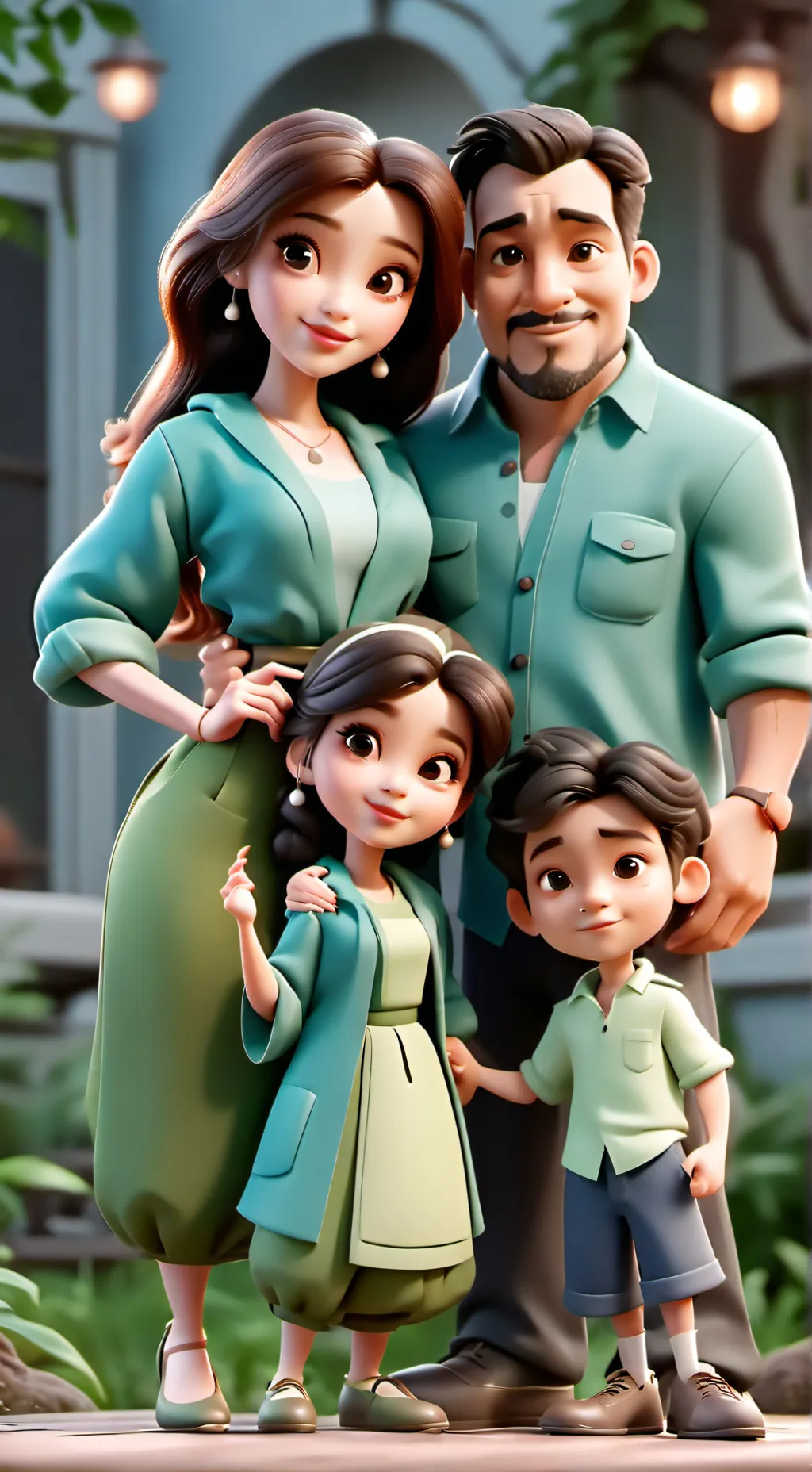 ai character: IRL Loud House background