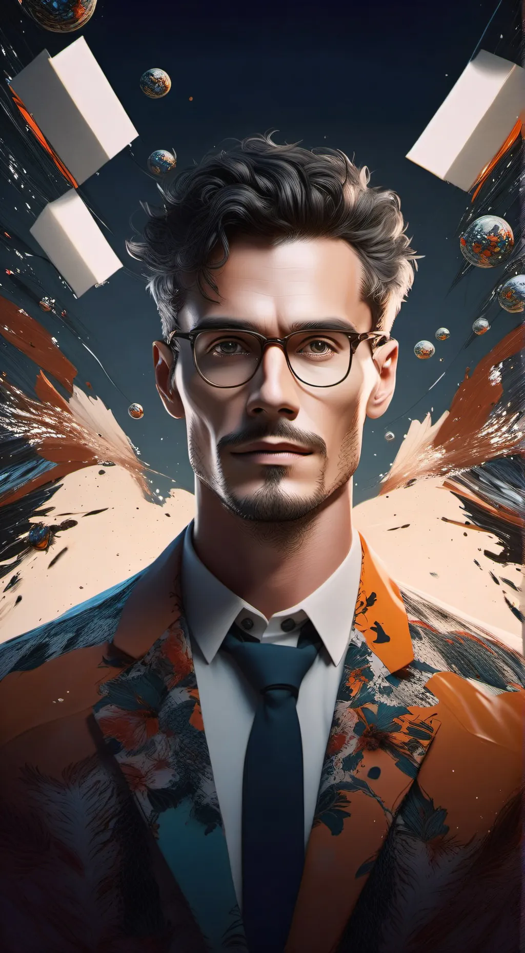 ai character: Dr. Memefield background