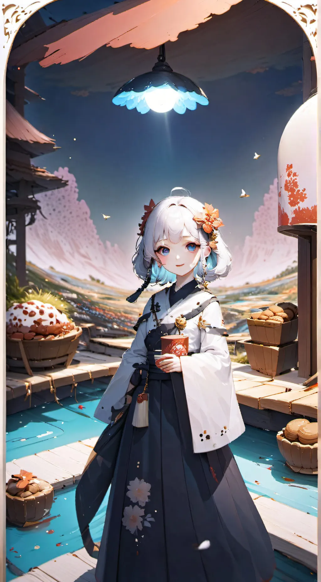 ai character: Lucy background