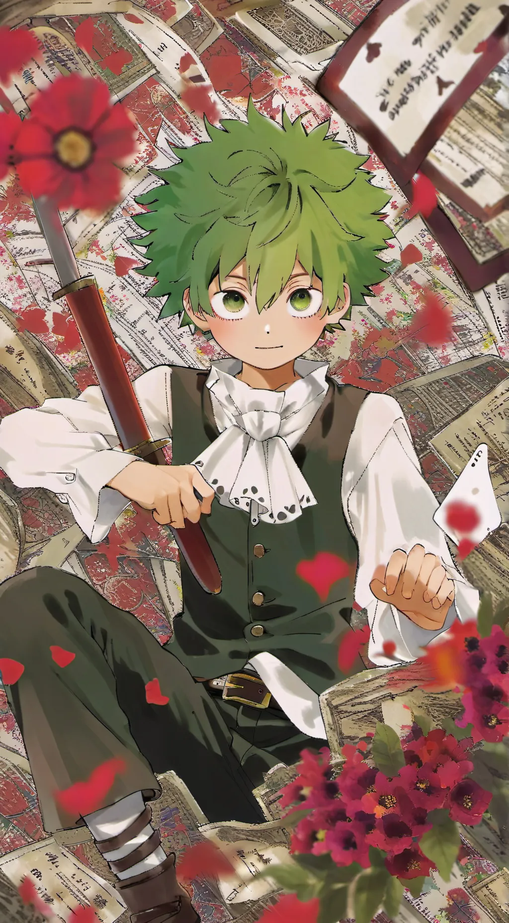 ai character: pirate deku background
