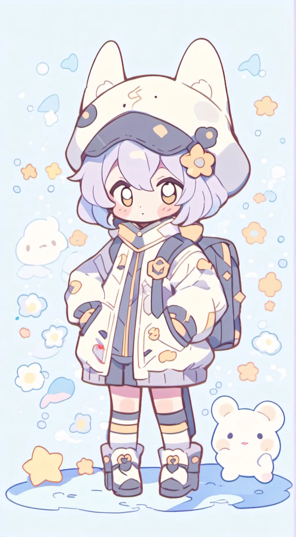 ai character: Cosmos Hometown! background