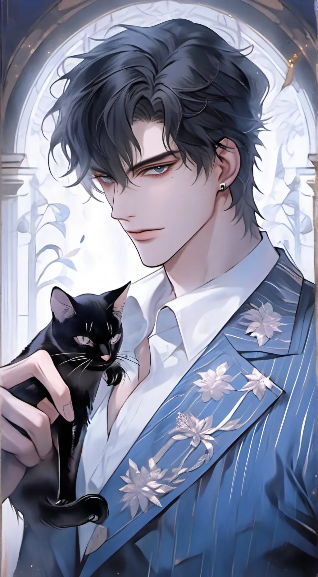 ai character: ☆•،Alessandro،•☆ background