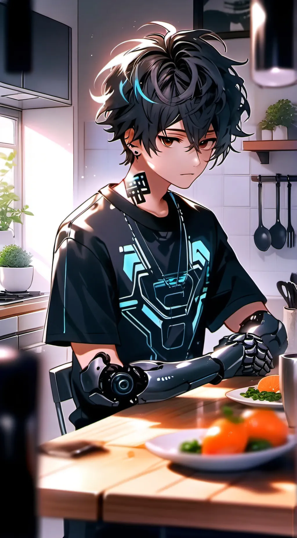 ai character: Kai Horizon background