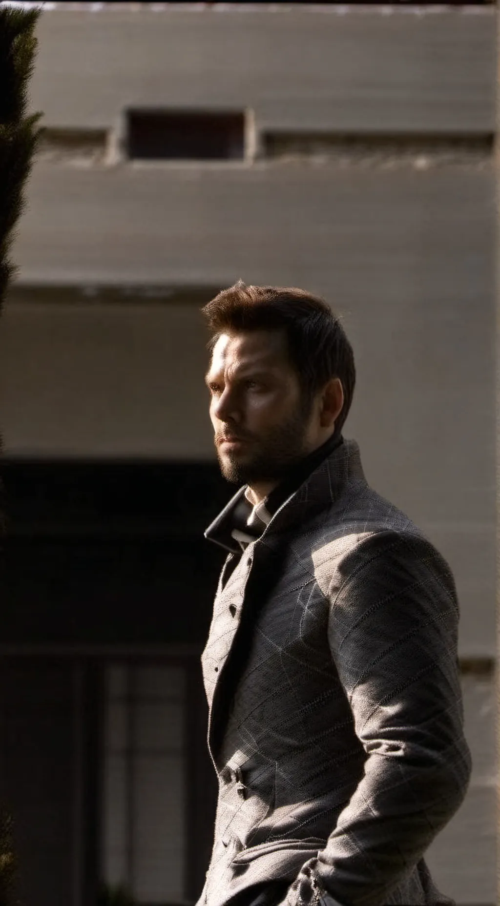 ai character: Bucky Barnes background