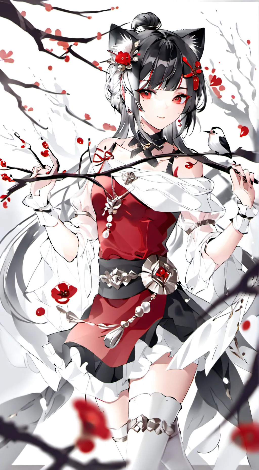 ai character: milena popular background