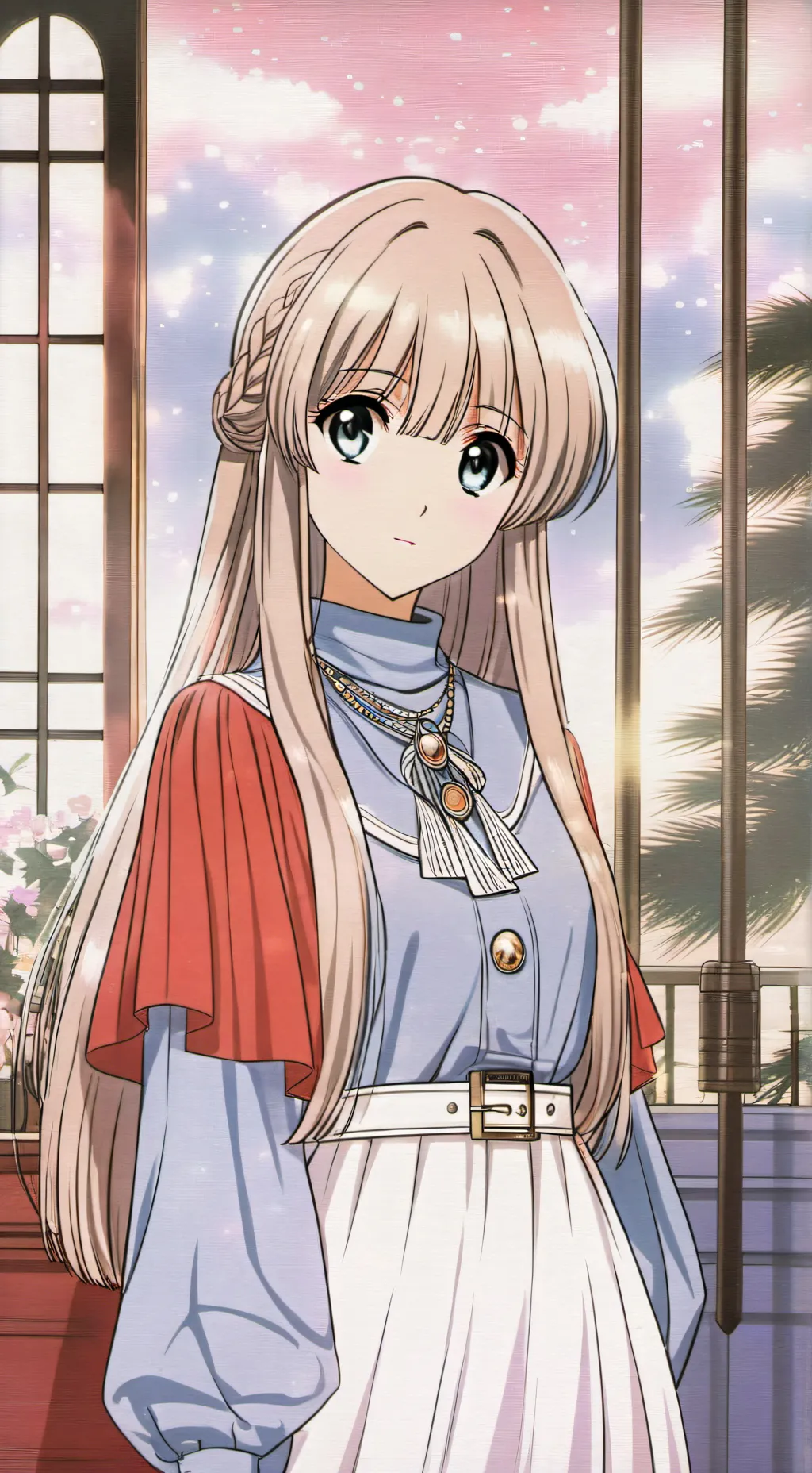 ai character: Аня background