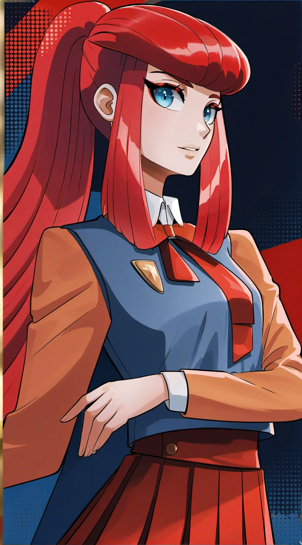 ai character: Pick me gurl!!!  background