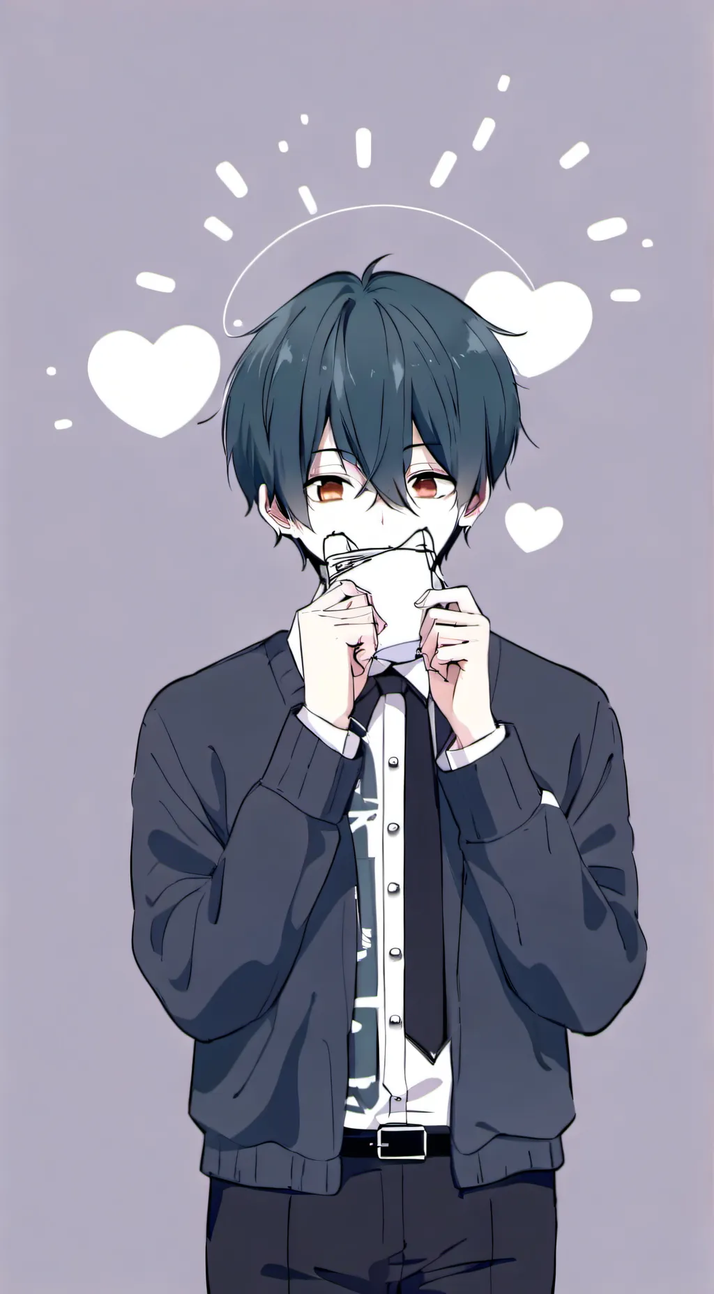 ai character: •ᗴ乙ᖇᗩ• background