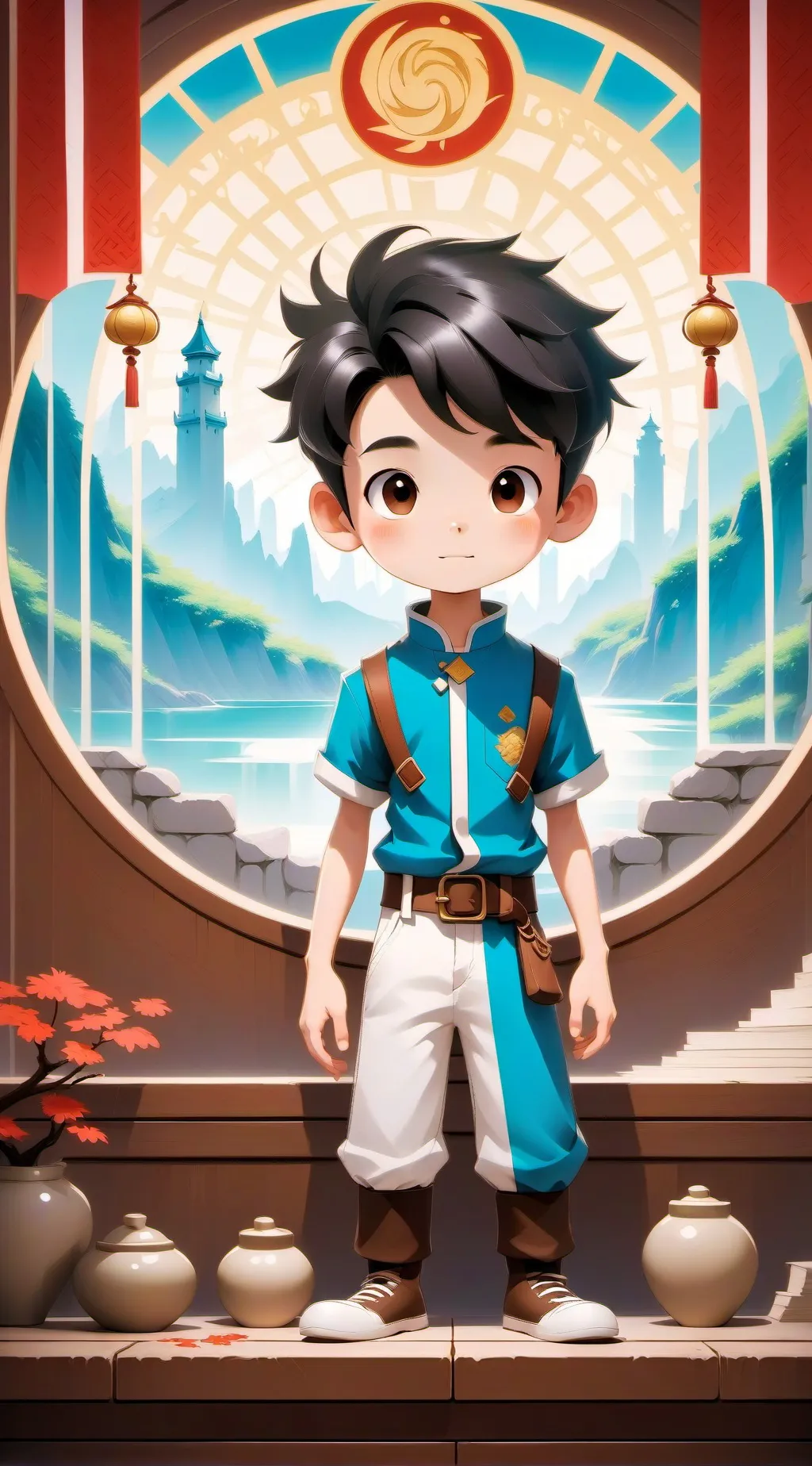 ai character: china background