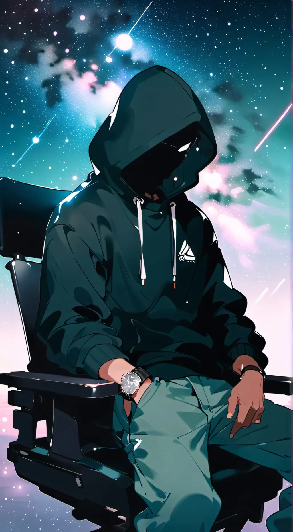 ai character: callado del salon background