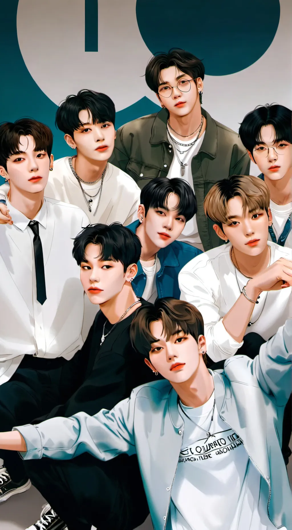 ai character: Stray Kids🎀 background