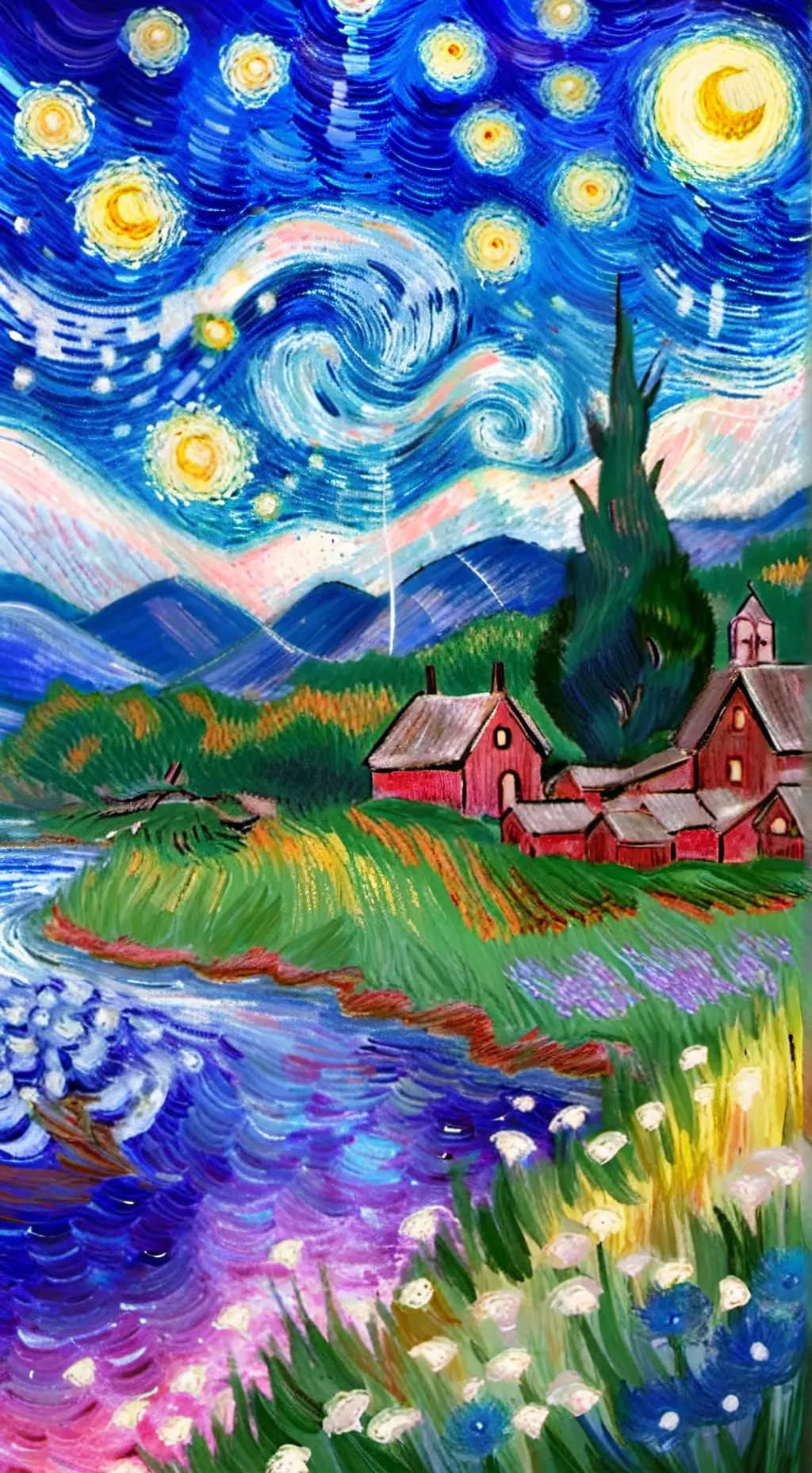 ai character: Colt y Andreila background