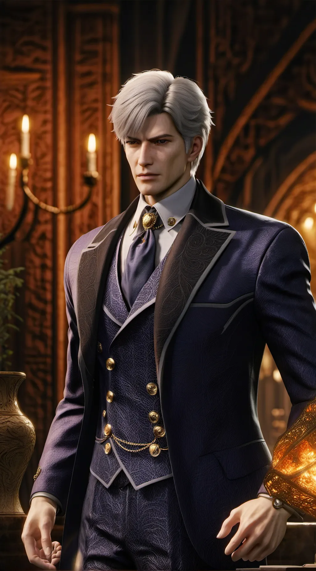 ai character: Bruce background