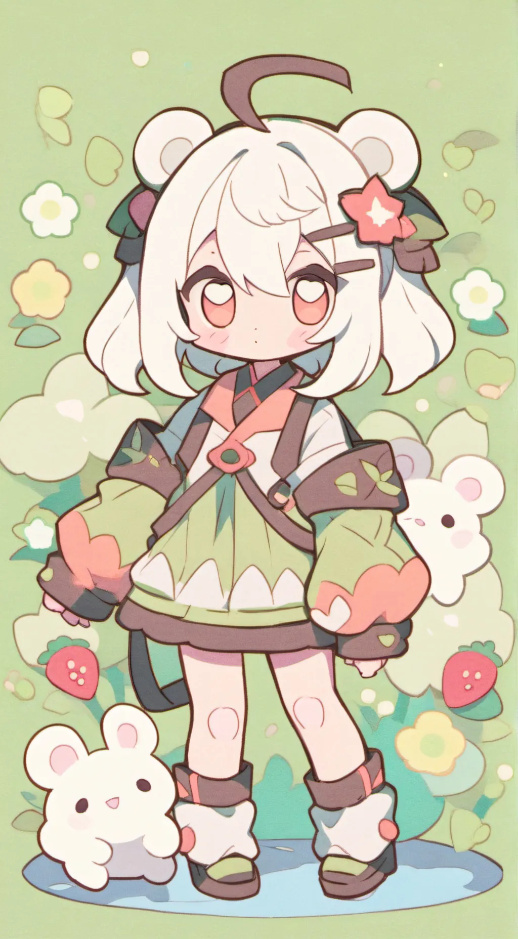 ai character: tu hijita bebé background