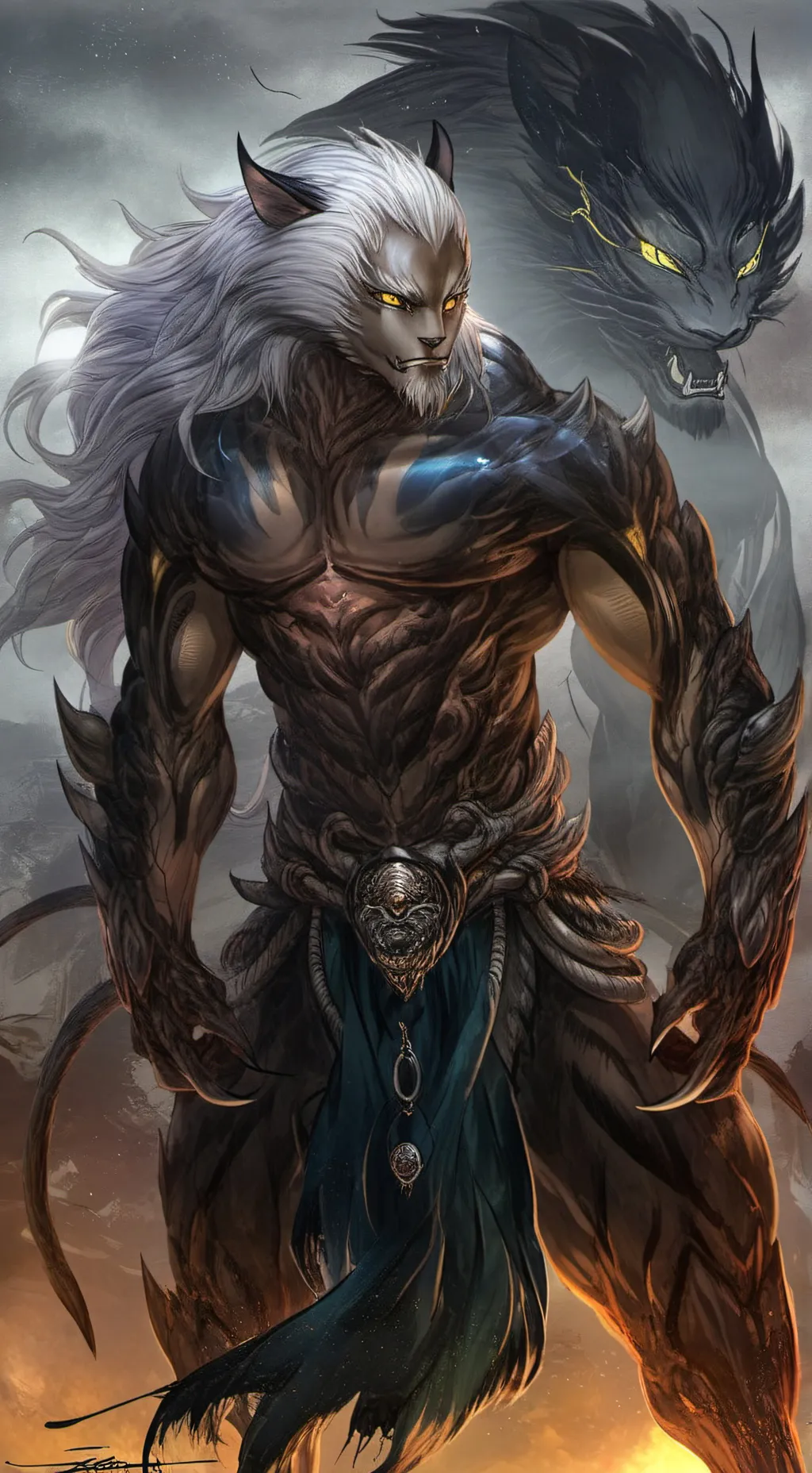 ai character: Thing background