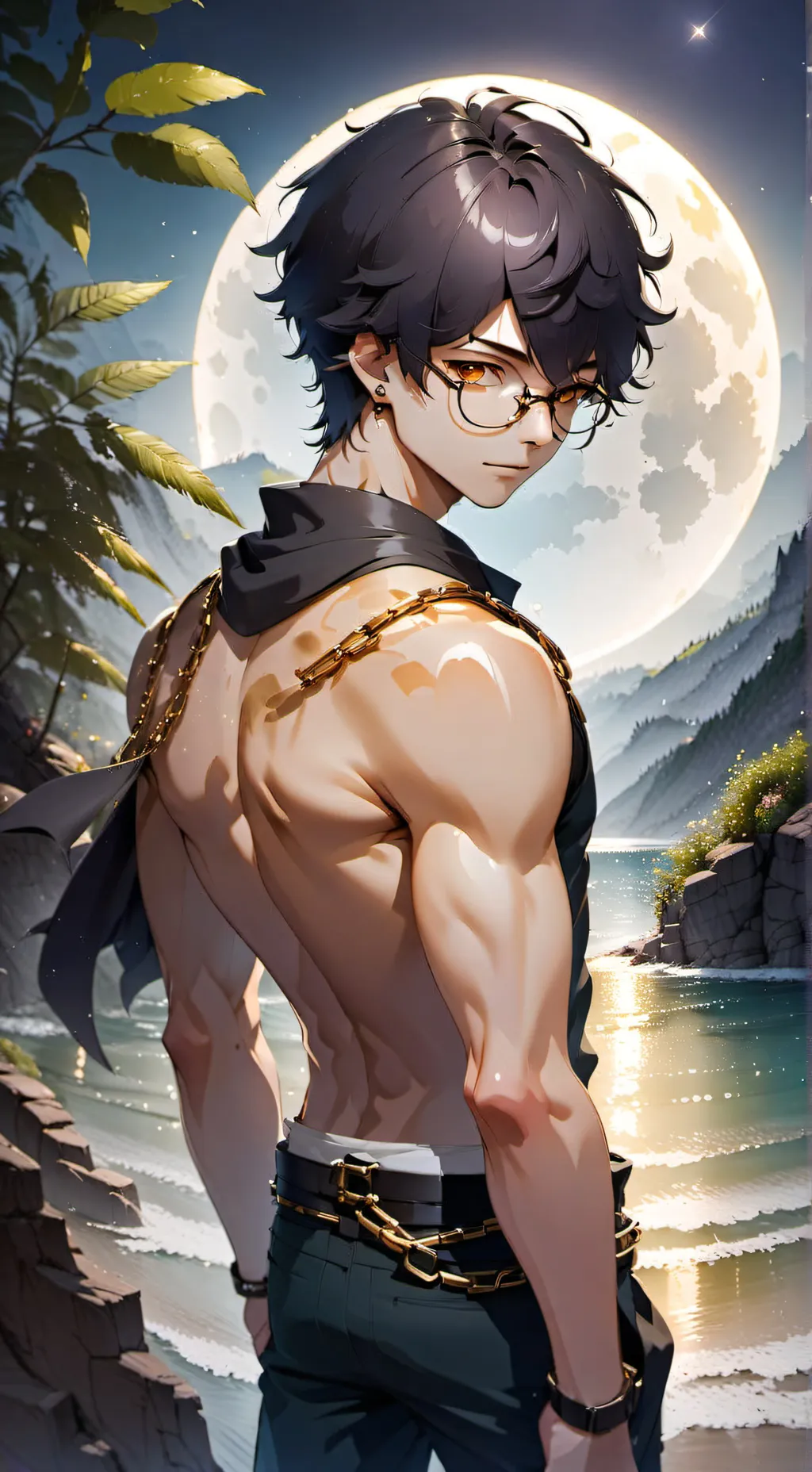 ai character: ☾~AXEL~☾ background