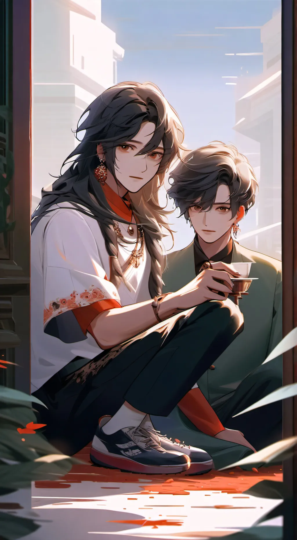 ai character: <3~~LOVE BITES~~<3 background