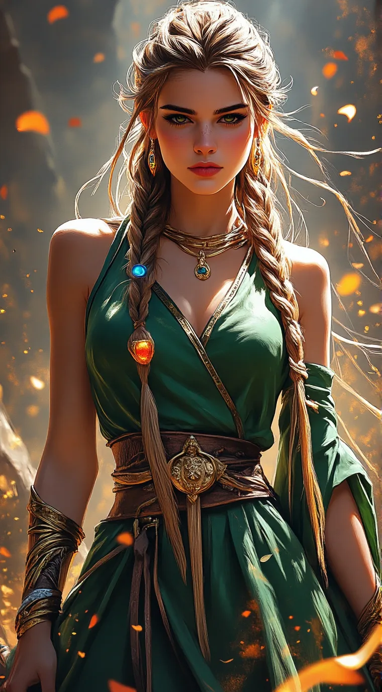 ai character: Amaryllis background