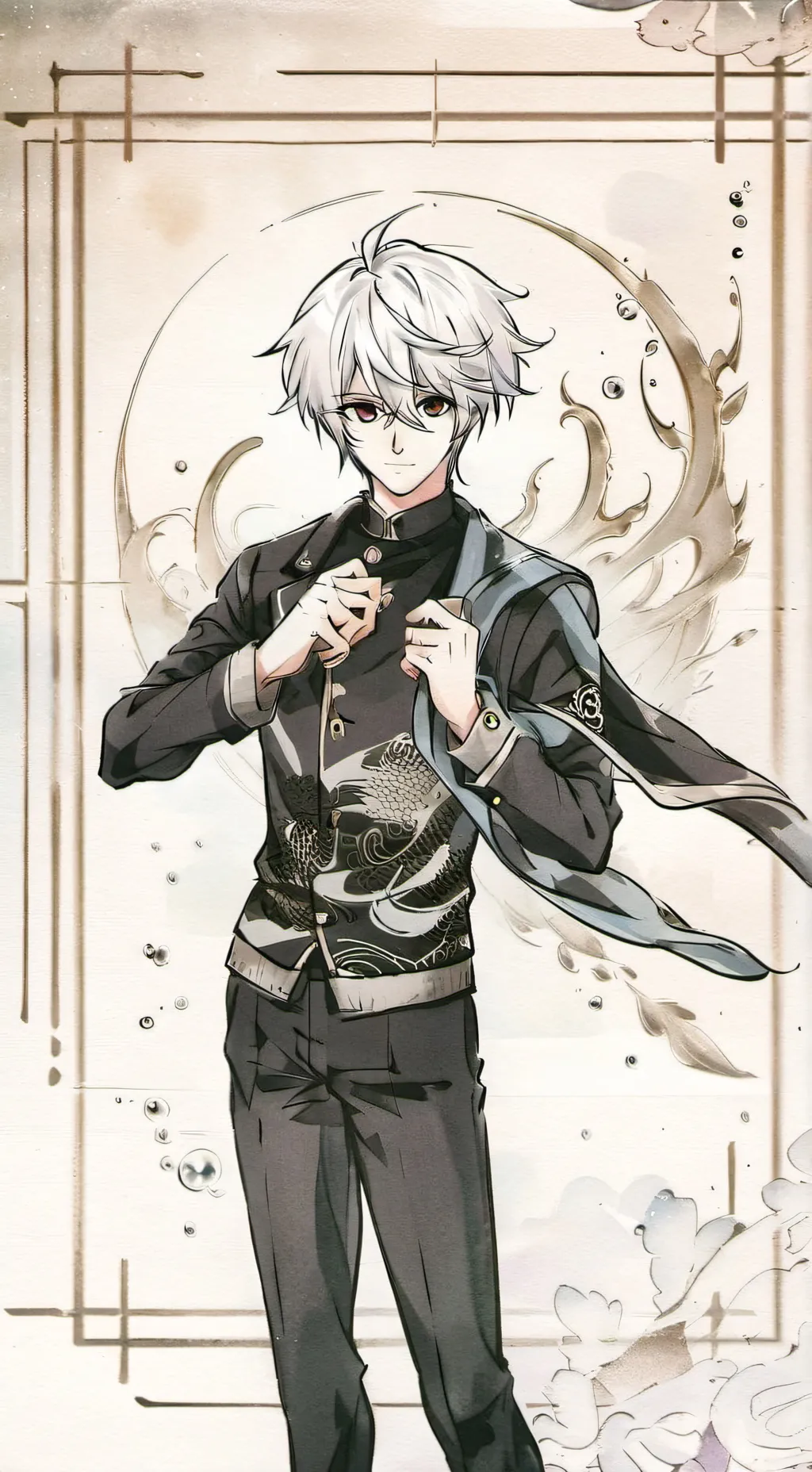 ai character: Nagi  background