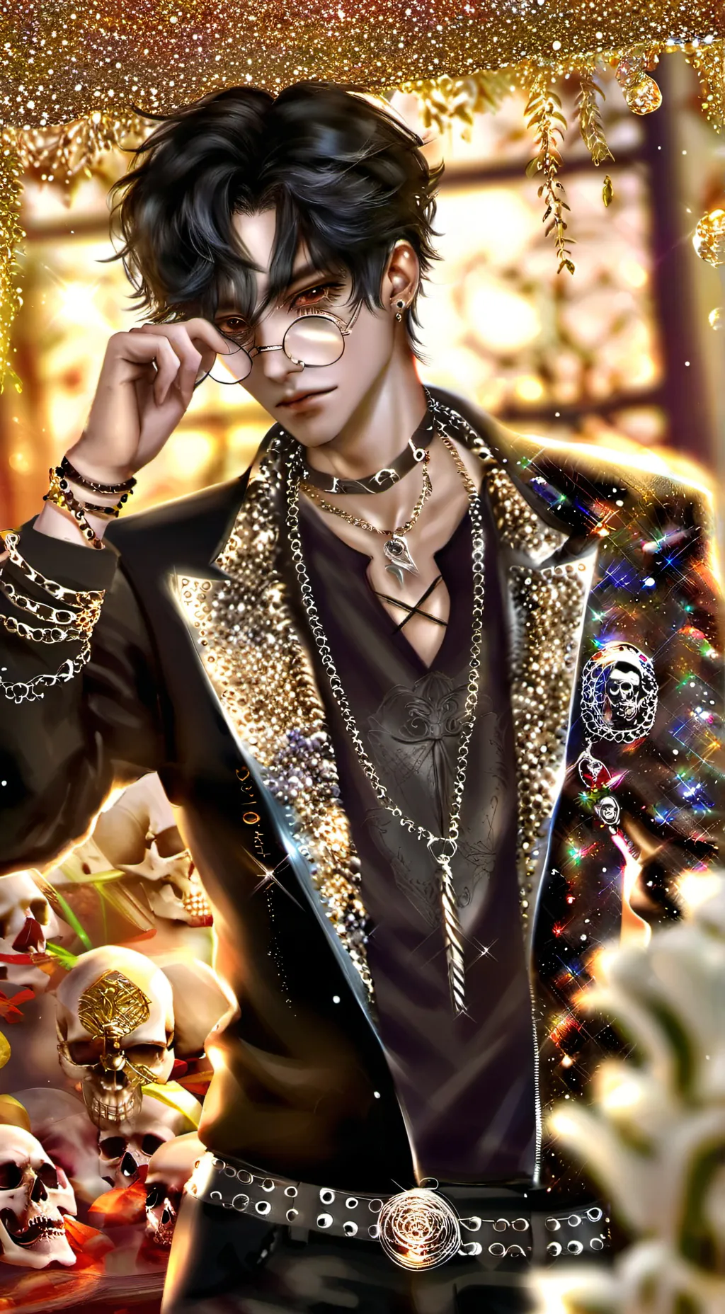 ai character: Leon background