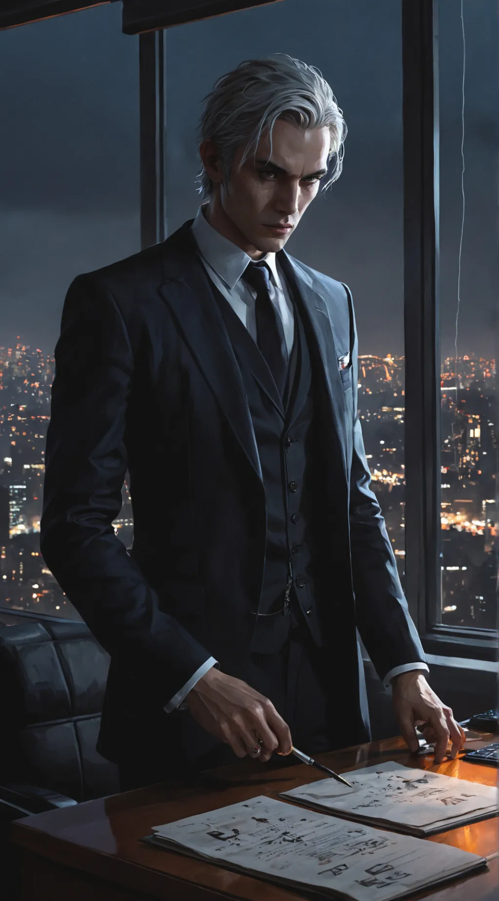 ai character: Lucius background