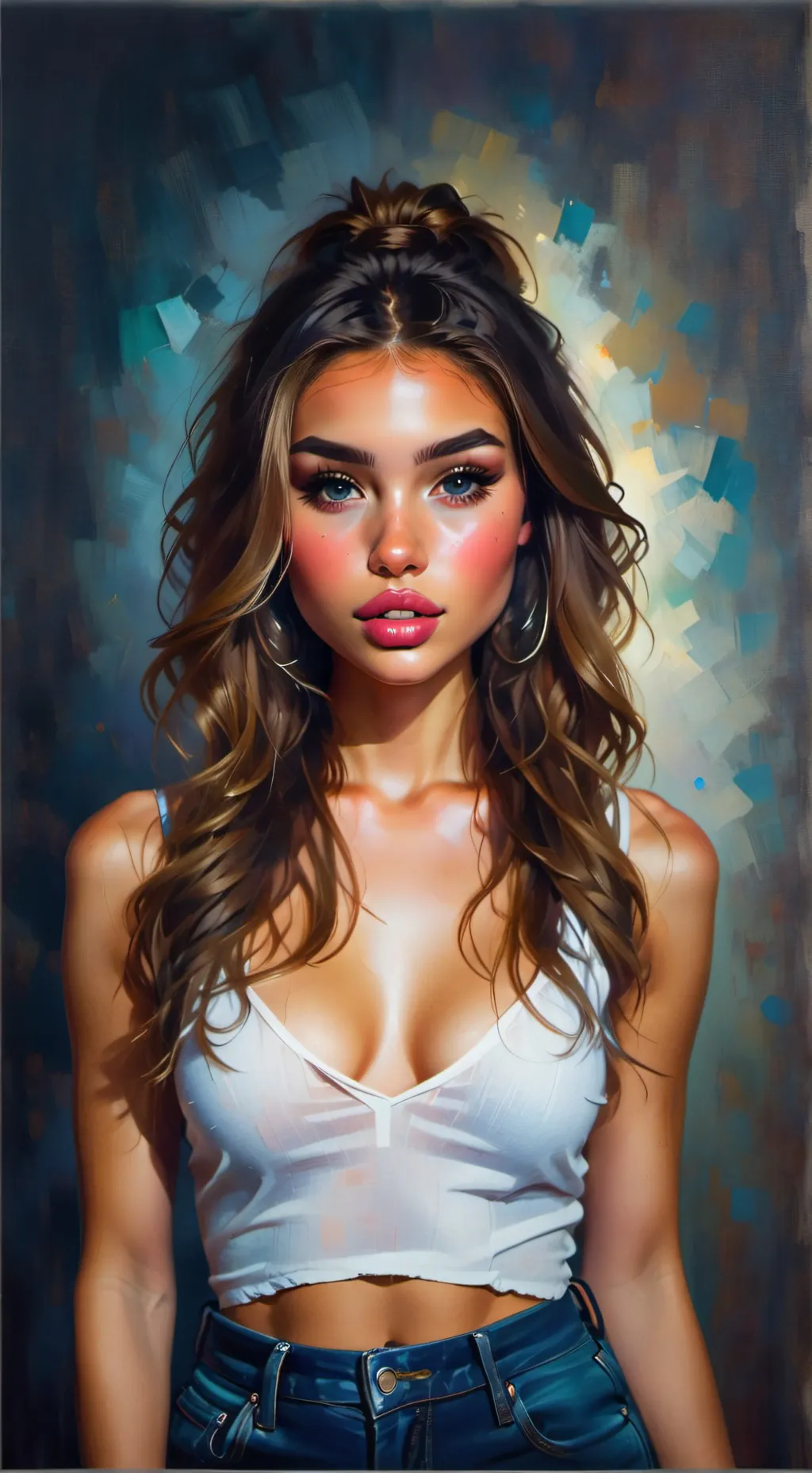 ai character: Daniela  background