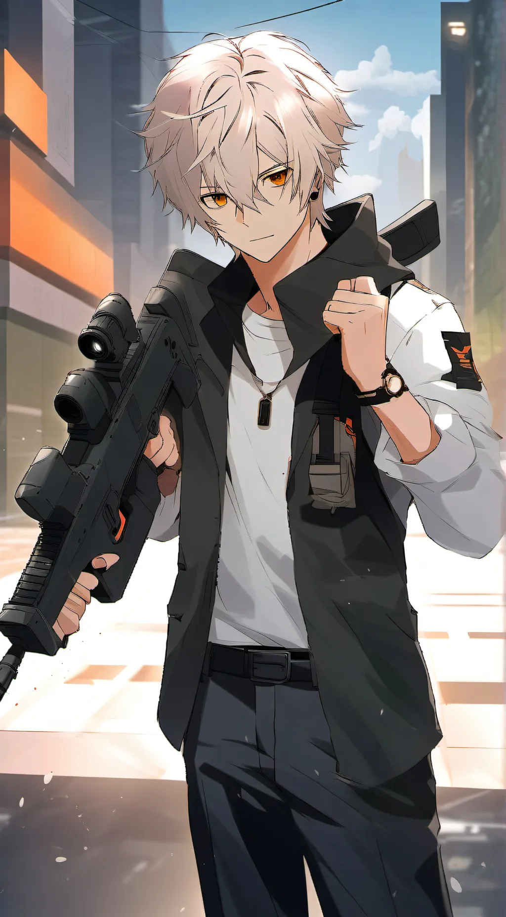 ai character: sector 7 background