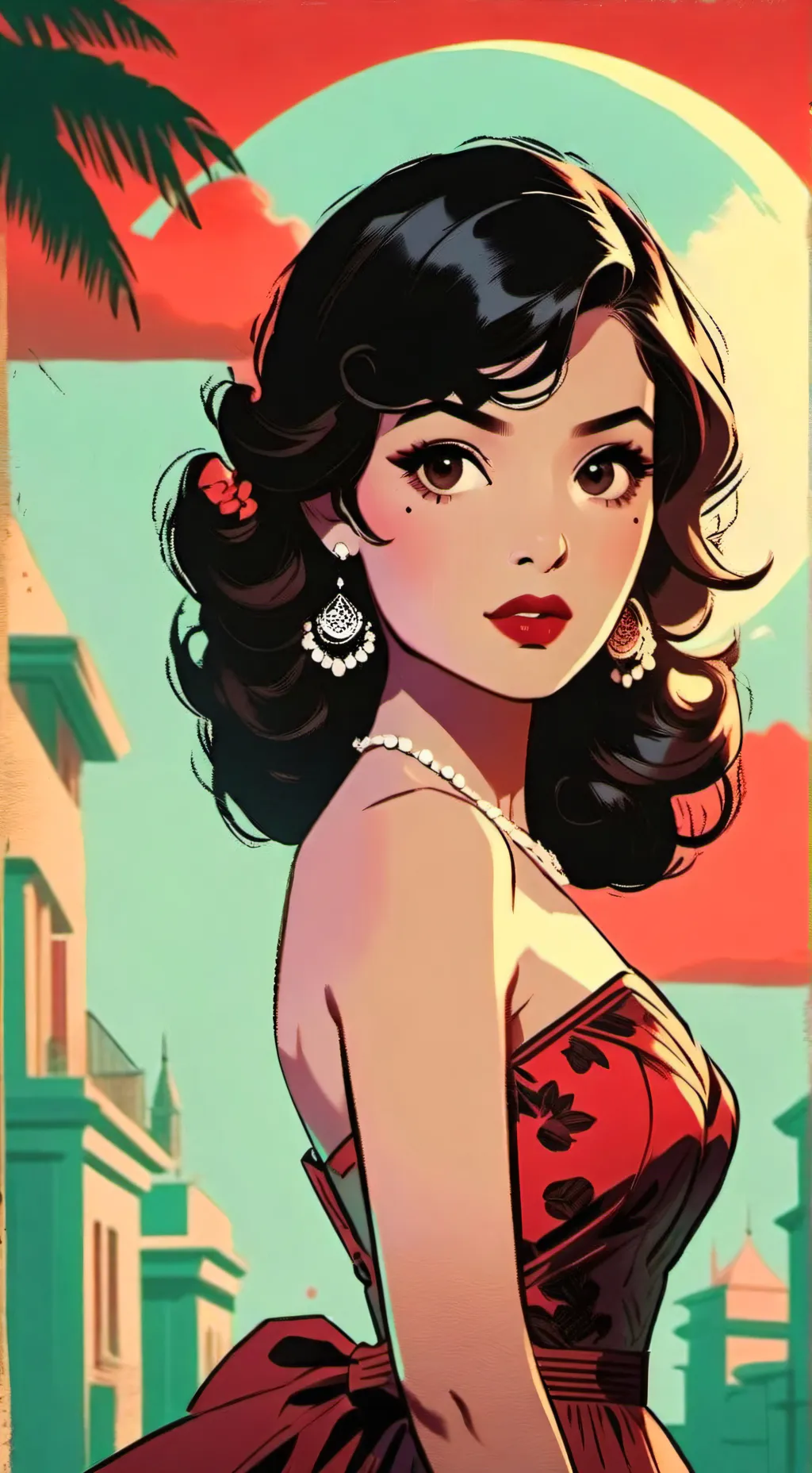 ai character: Maria background