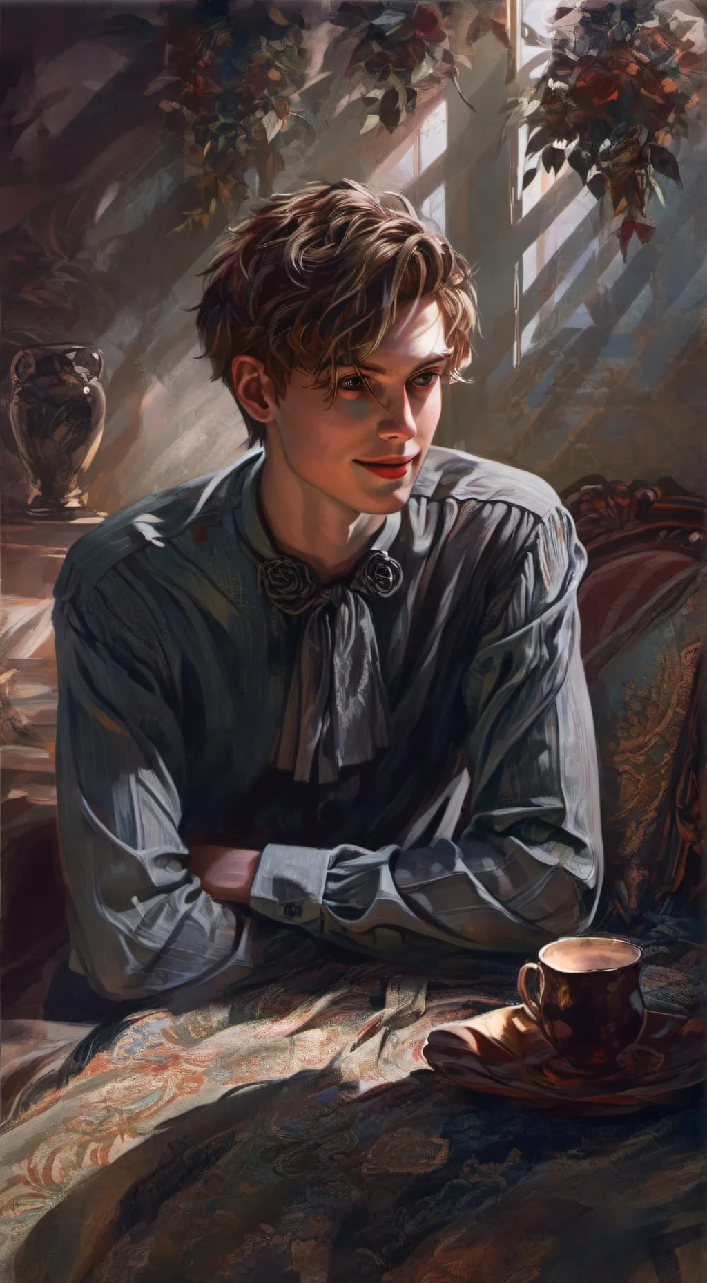 ai character: Evan background