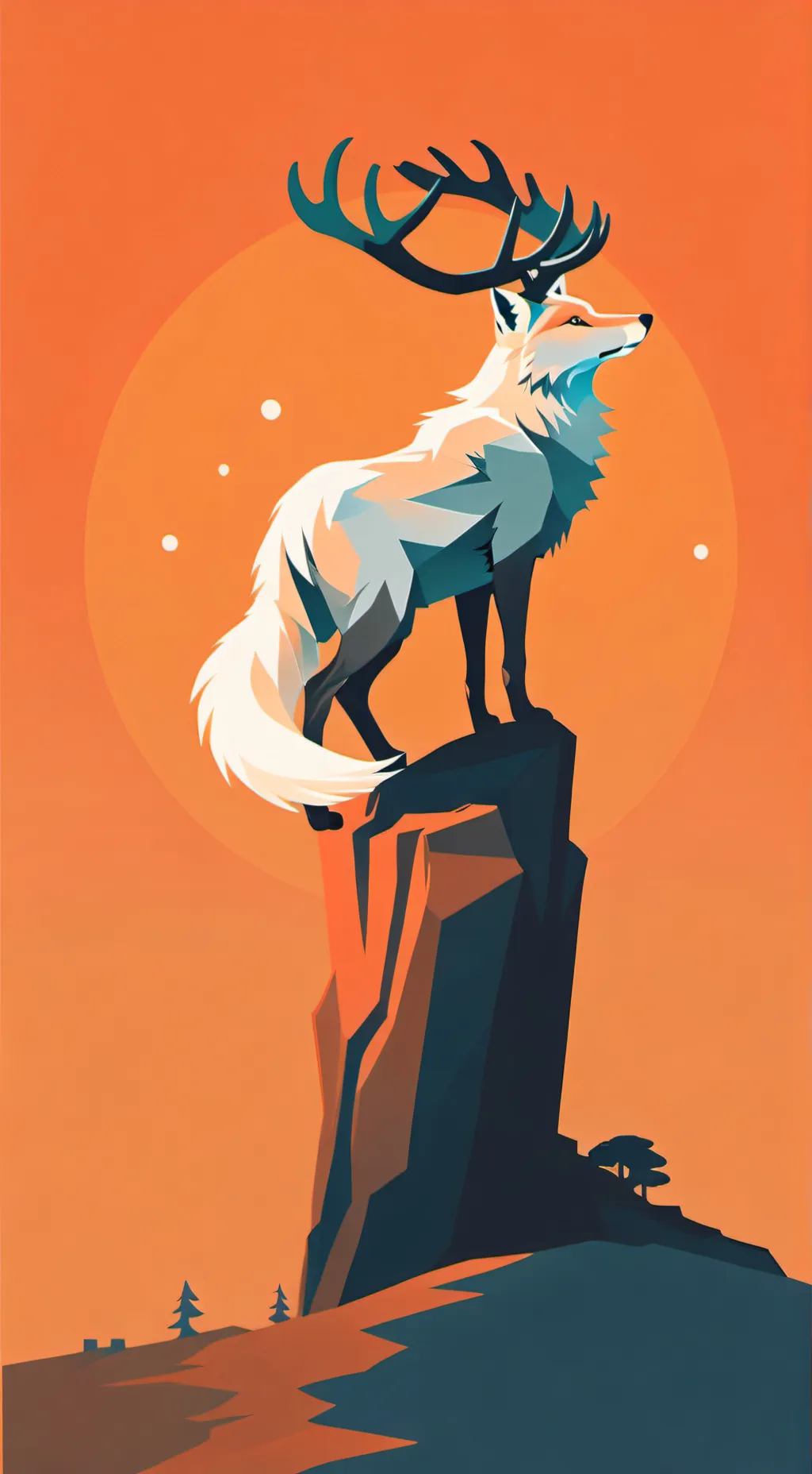 ai character: Twig (from hilda) background