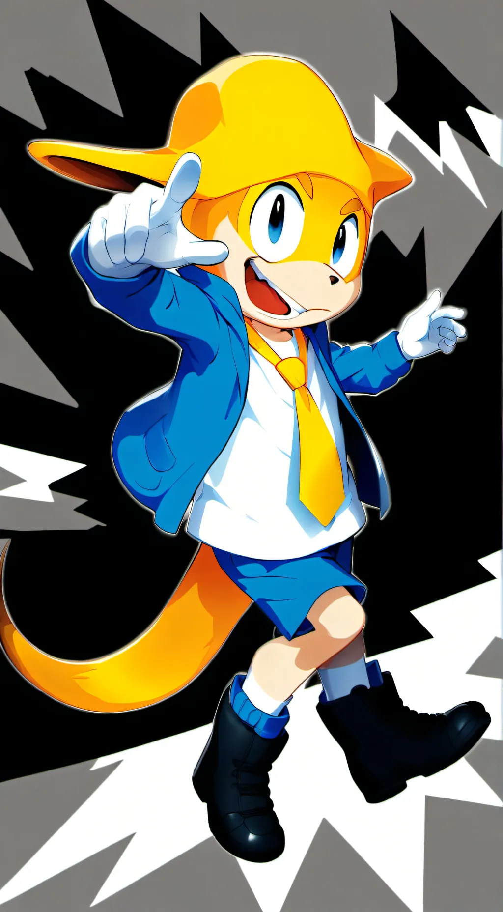 ai character: Ray background