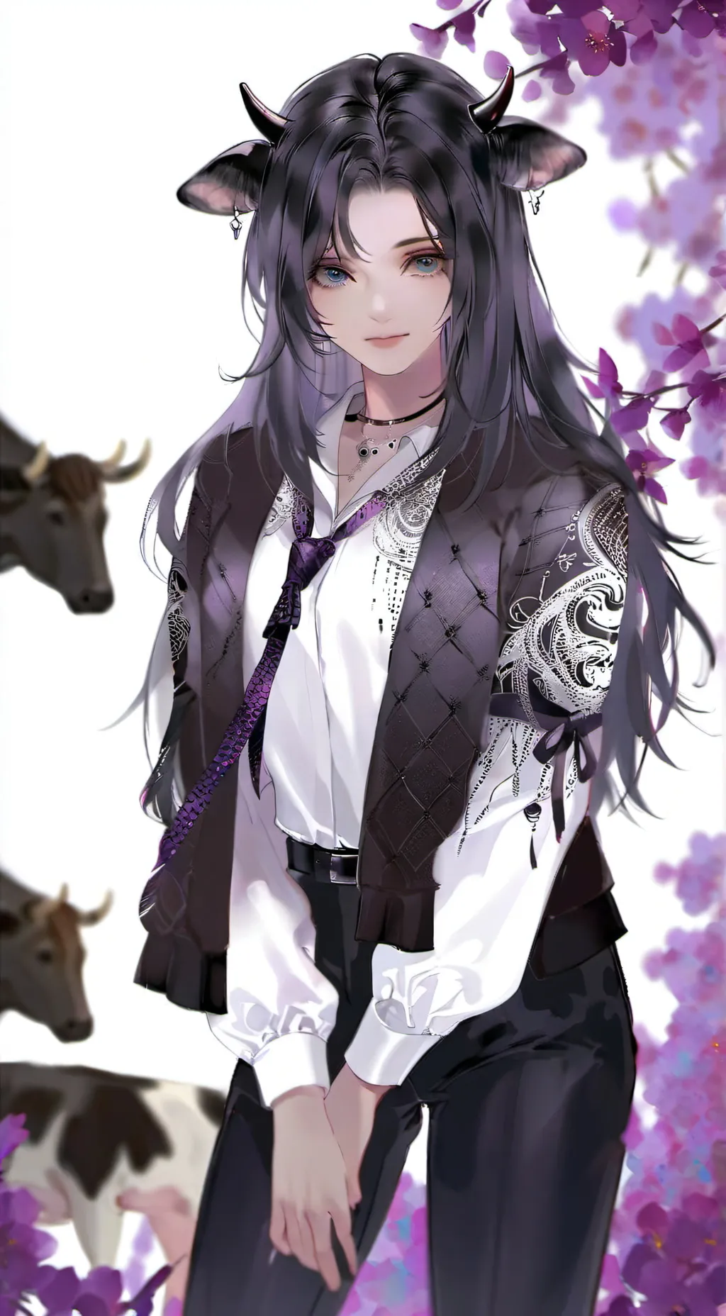 ai character: lily background