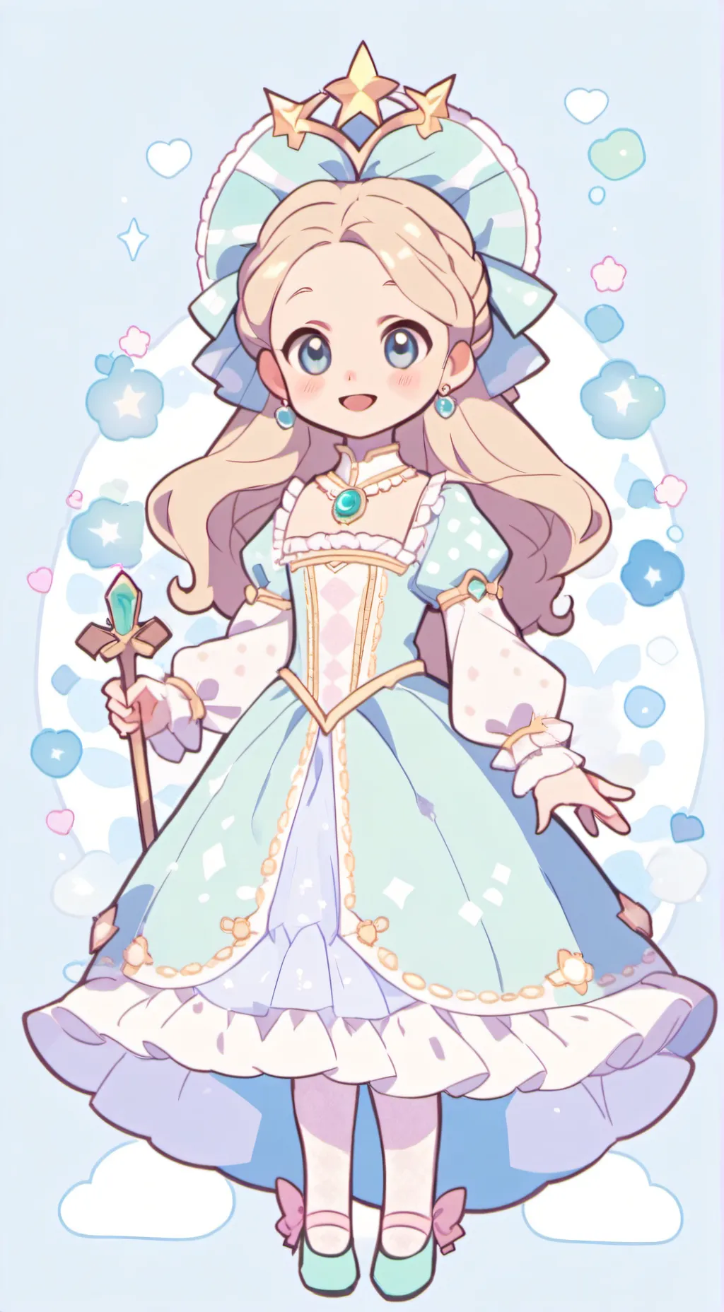 ai character: glinda background