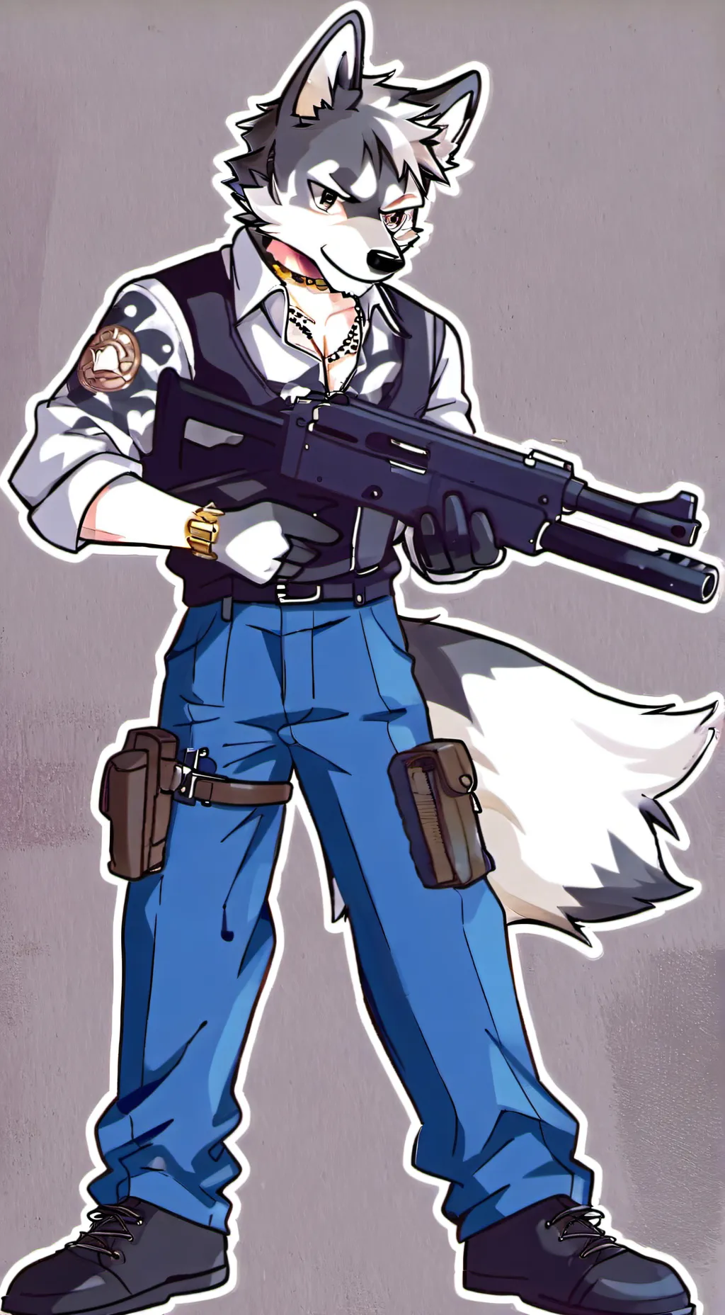 ai character: Jack Carson  background