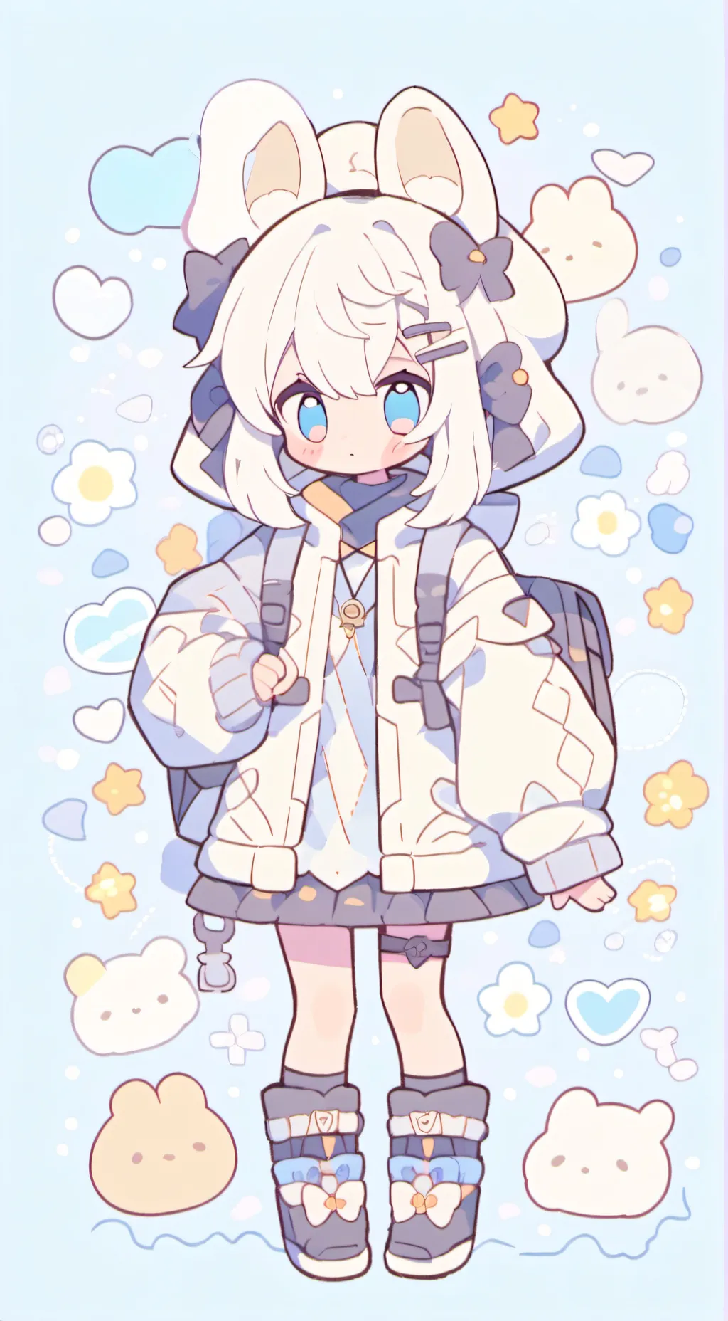 ai character: Sonic and pals background