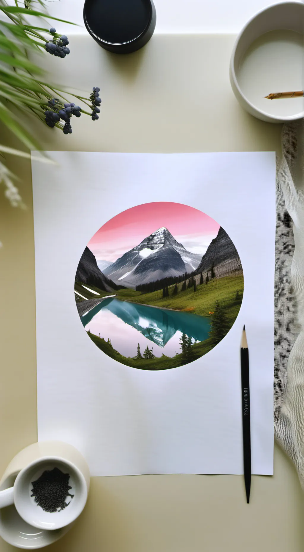 ai character: Thanos and Nam-gyu background